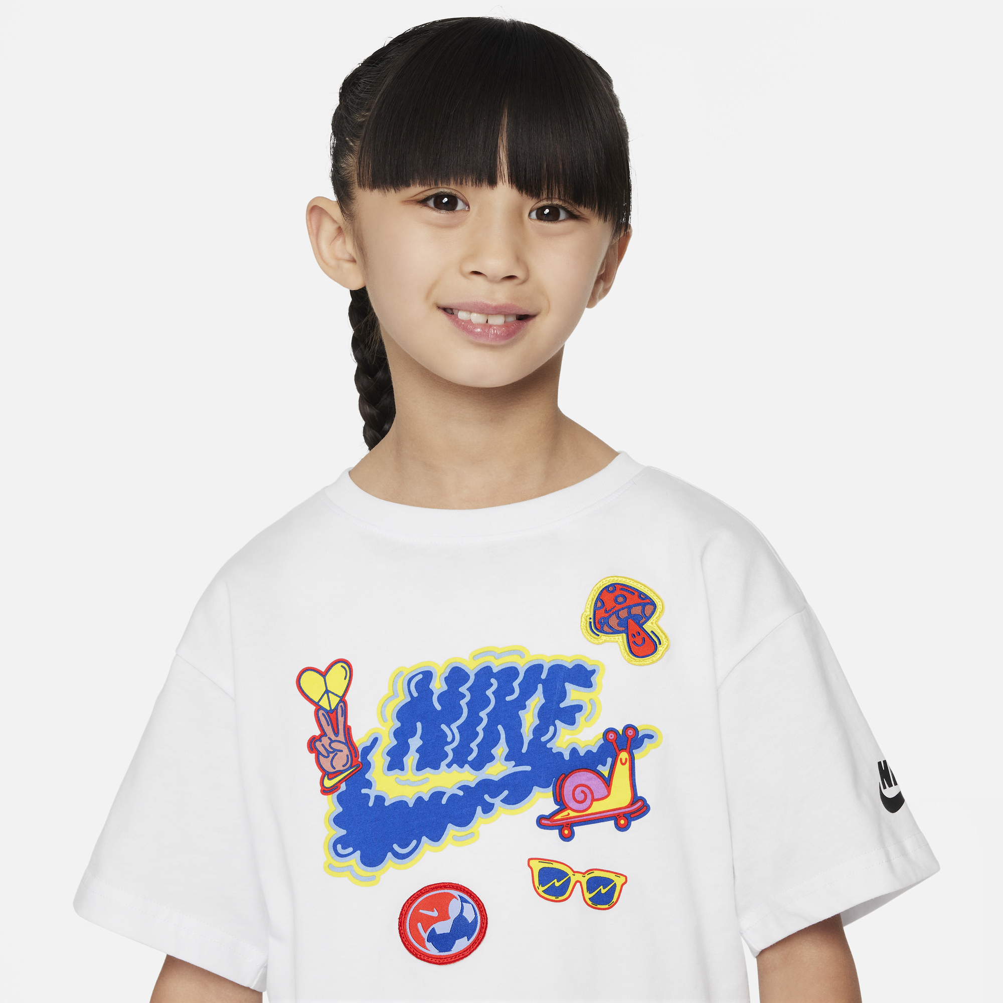 Kids nike spongebob sales shirt