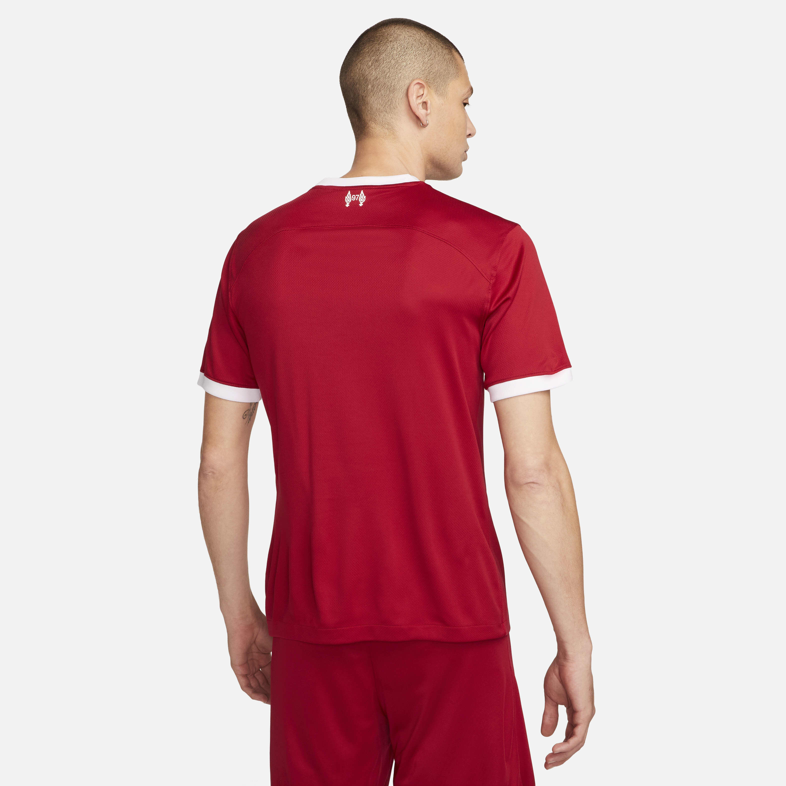 Buy Liverpool F.C. 2023/24 Stadium Home Men's Nike Dri-FIT Football Shirt -  Gym Red/White | Nike UAE Official
