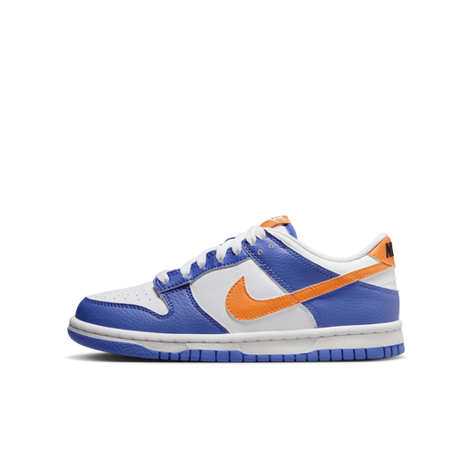Orange blue shop and white nike