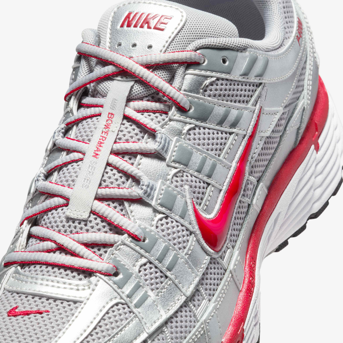 Buy Nike P-6000 Shoes - Metallic Silver/Flat Silver/Cool Grey/Gym Red ...