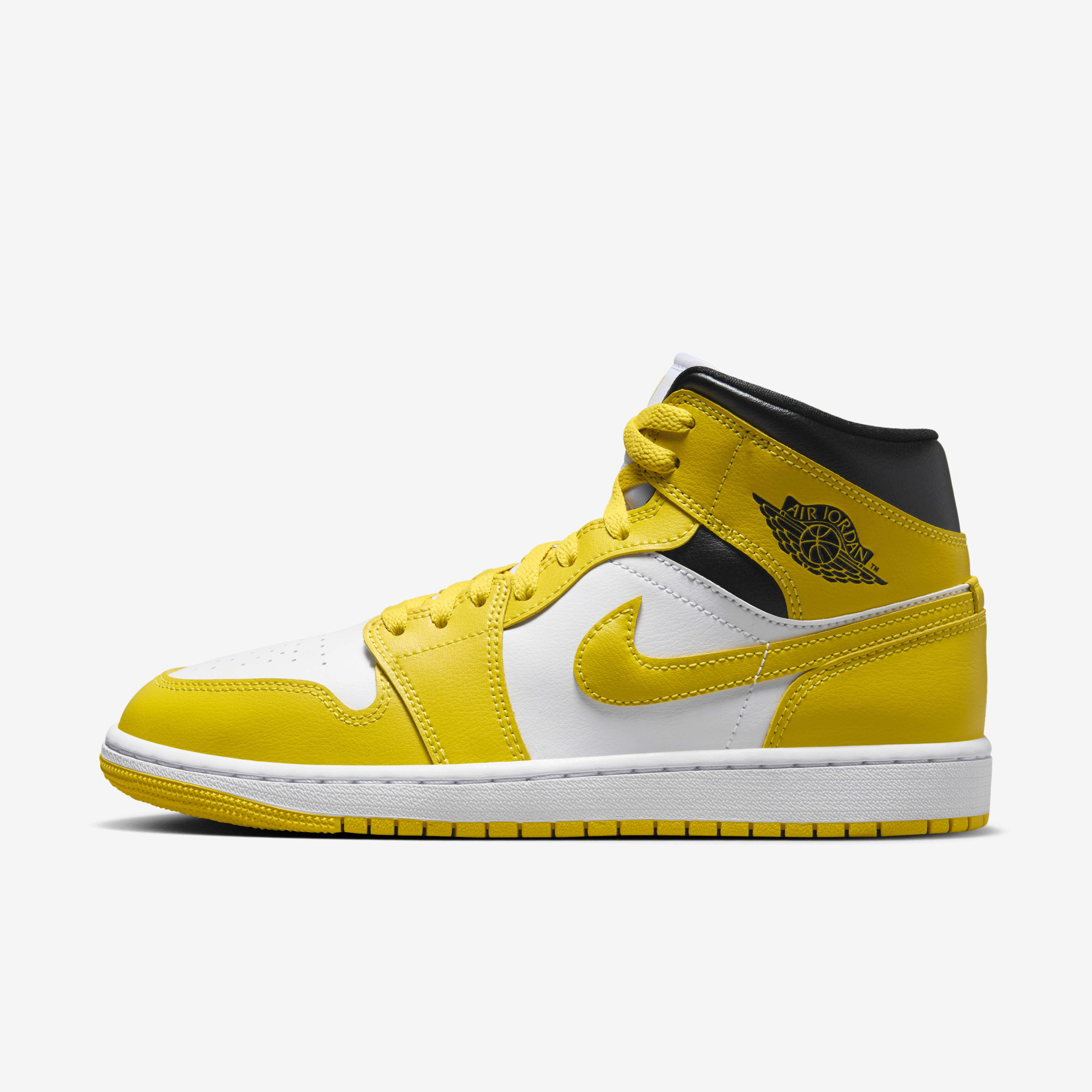Yellow aj1 mid top