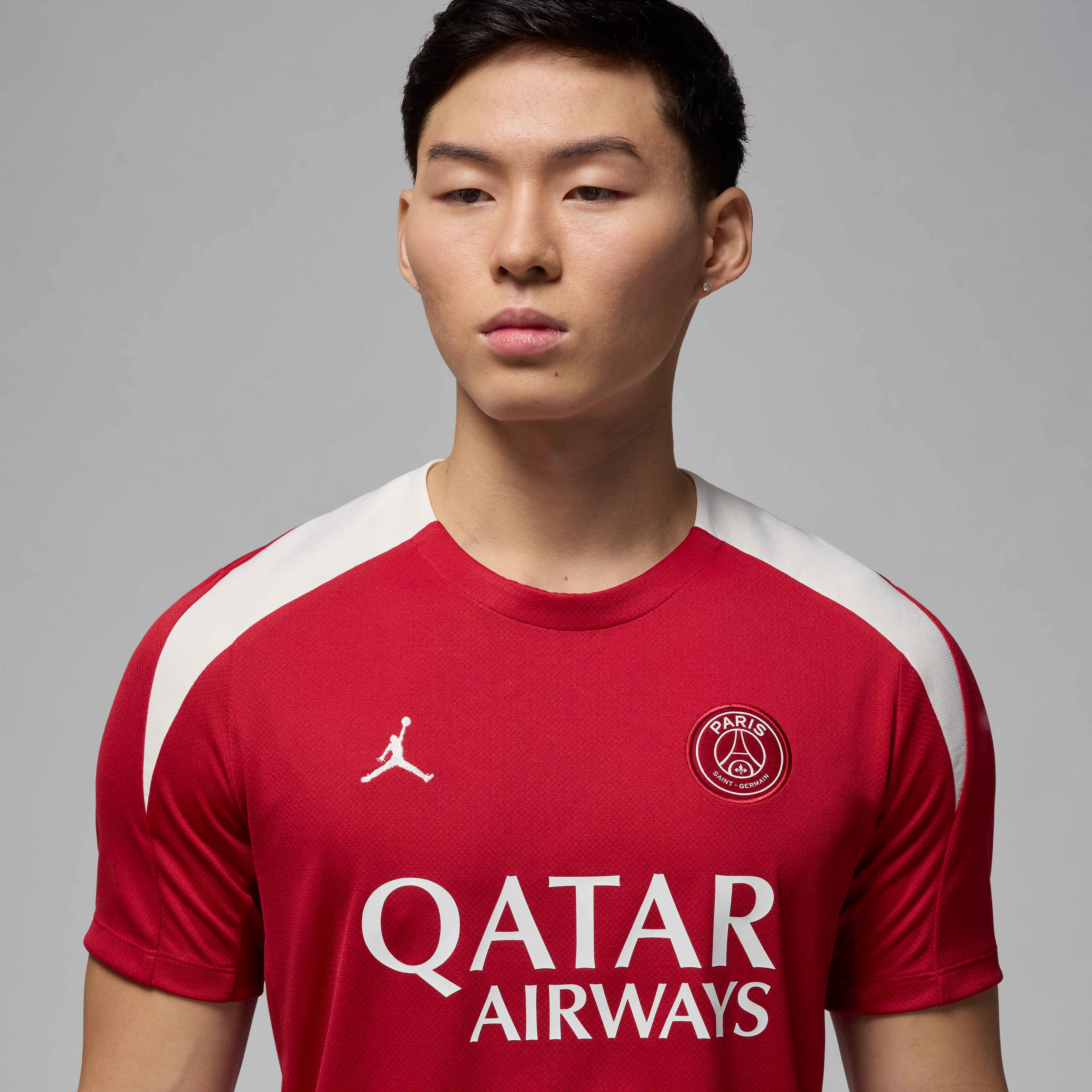 パリサンジェルマン/ PSG Jordan Qatar Airways 赤シャツ パリサンジェルマン/ PSG Jordan Qatar Airways 赤シャツ