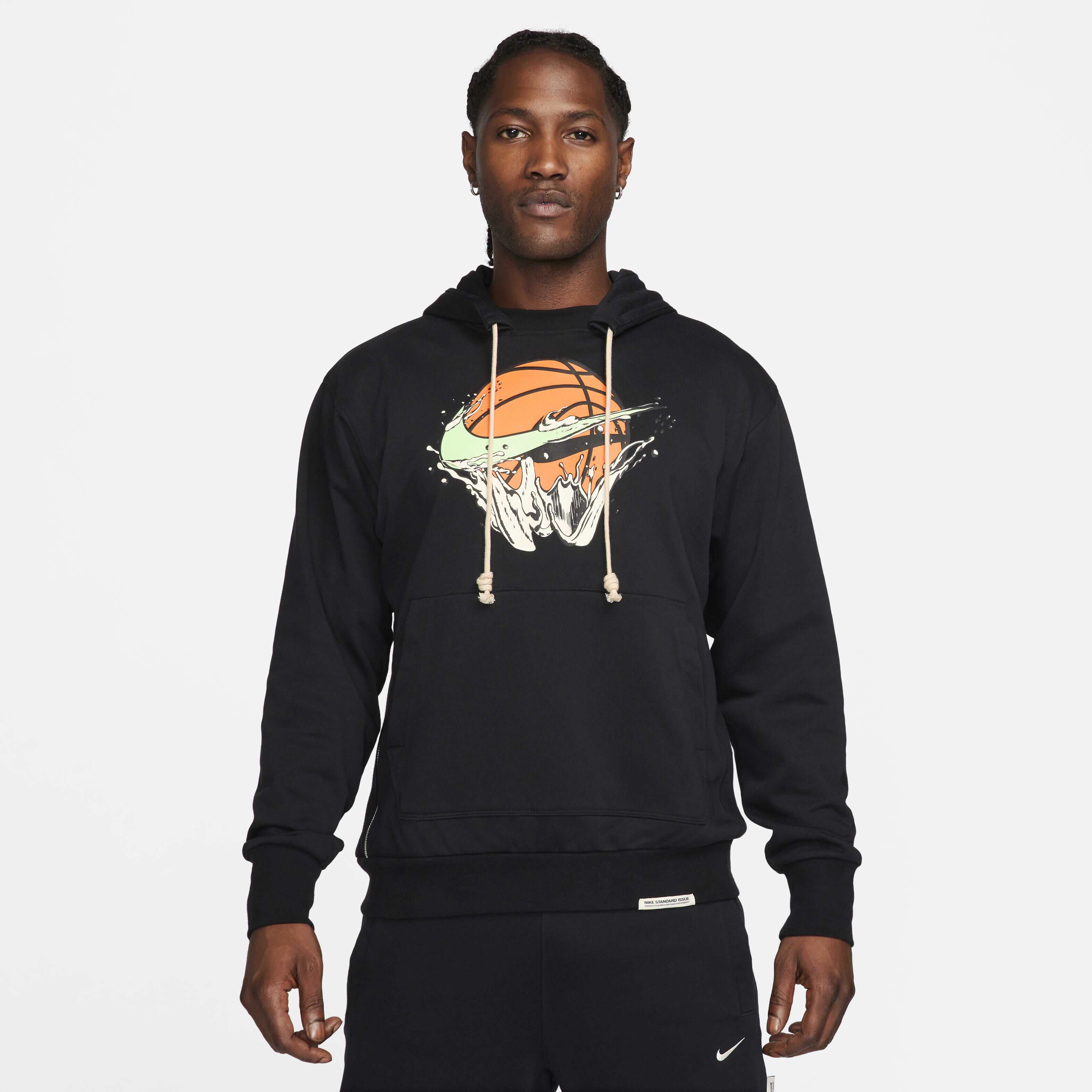 ★NIKE★RULER DRI-FIT PULLOVER BASKETBALL フーディ★追跡可 Nike Dri-FIT Standard Issue Men's Pullover Basketball Hoodie