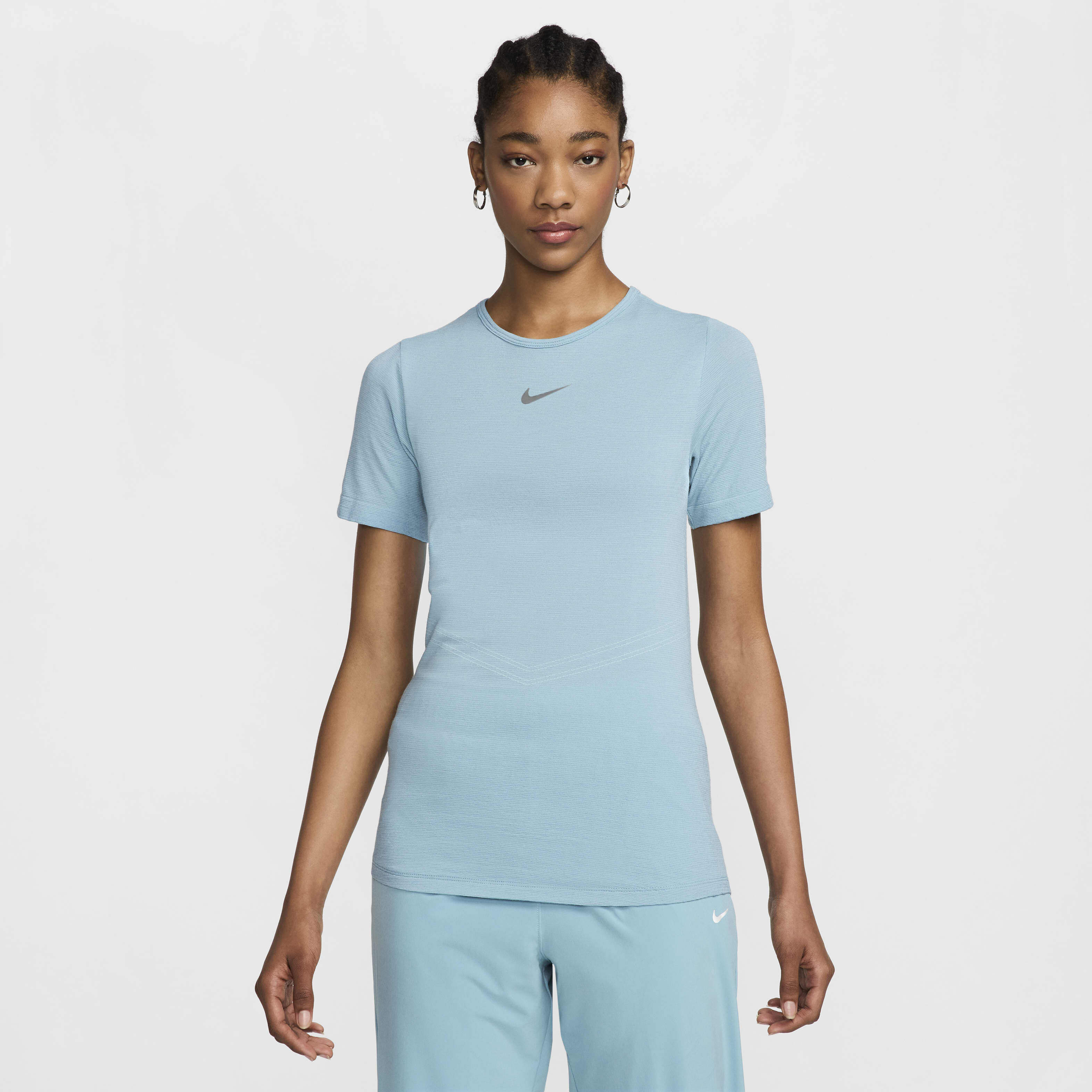 Buy Nike Swift Wool Women #39 s Dri FIT Short Sleeve Running Top Denim