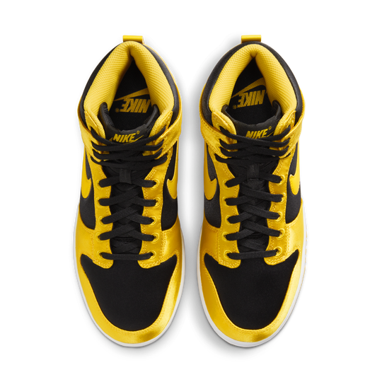 Nike yellow and black high shop tops
