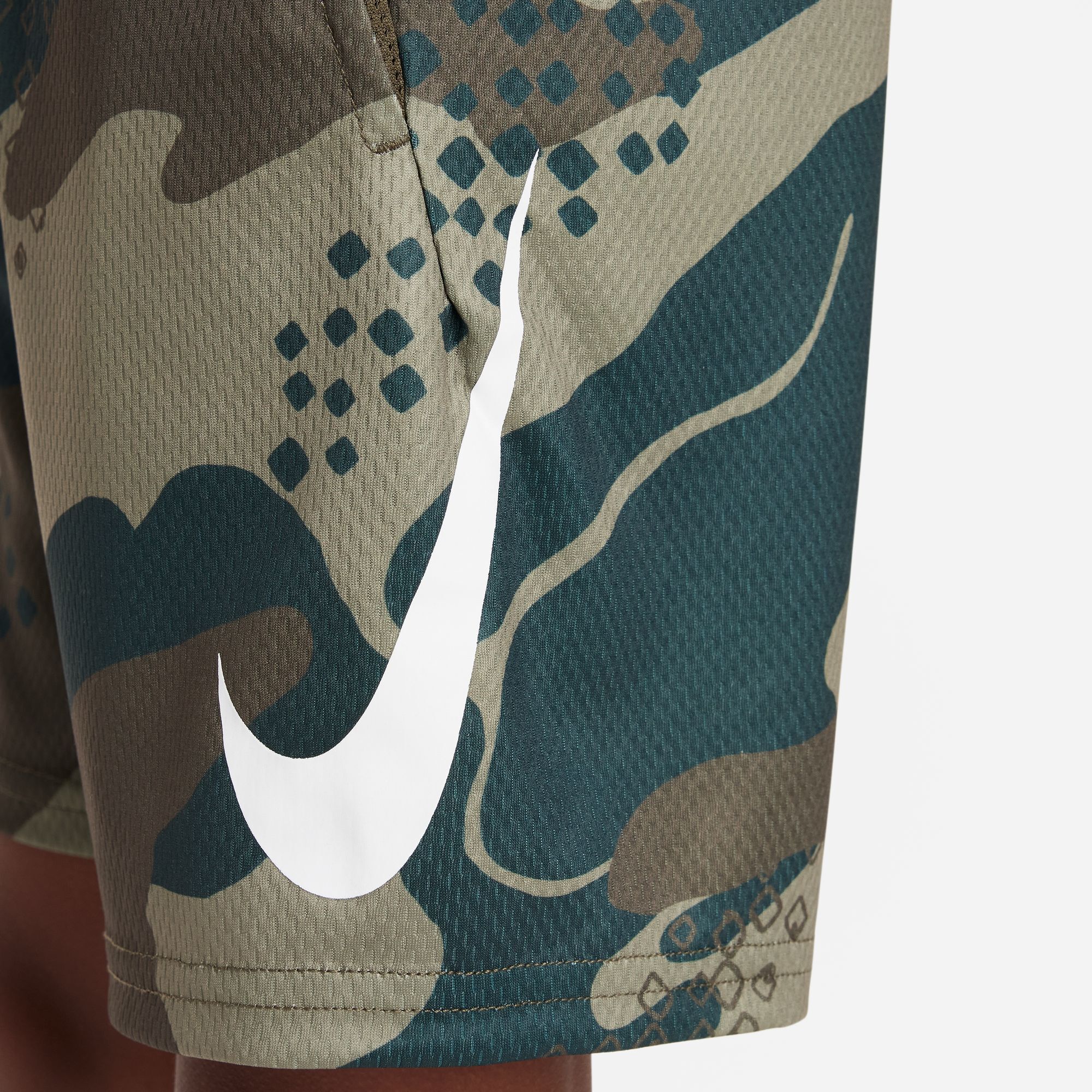 Camo nike sweat shorts top
