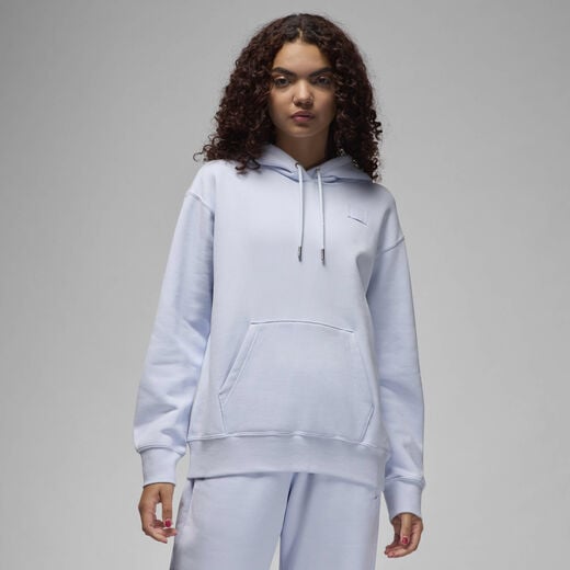 Hoodies & Sweatshirts-Jordan, Jordan Flight Fleece, Women's Satin-Lined Pullover Hoodie