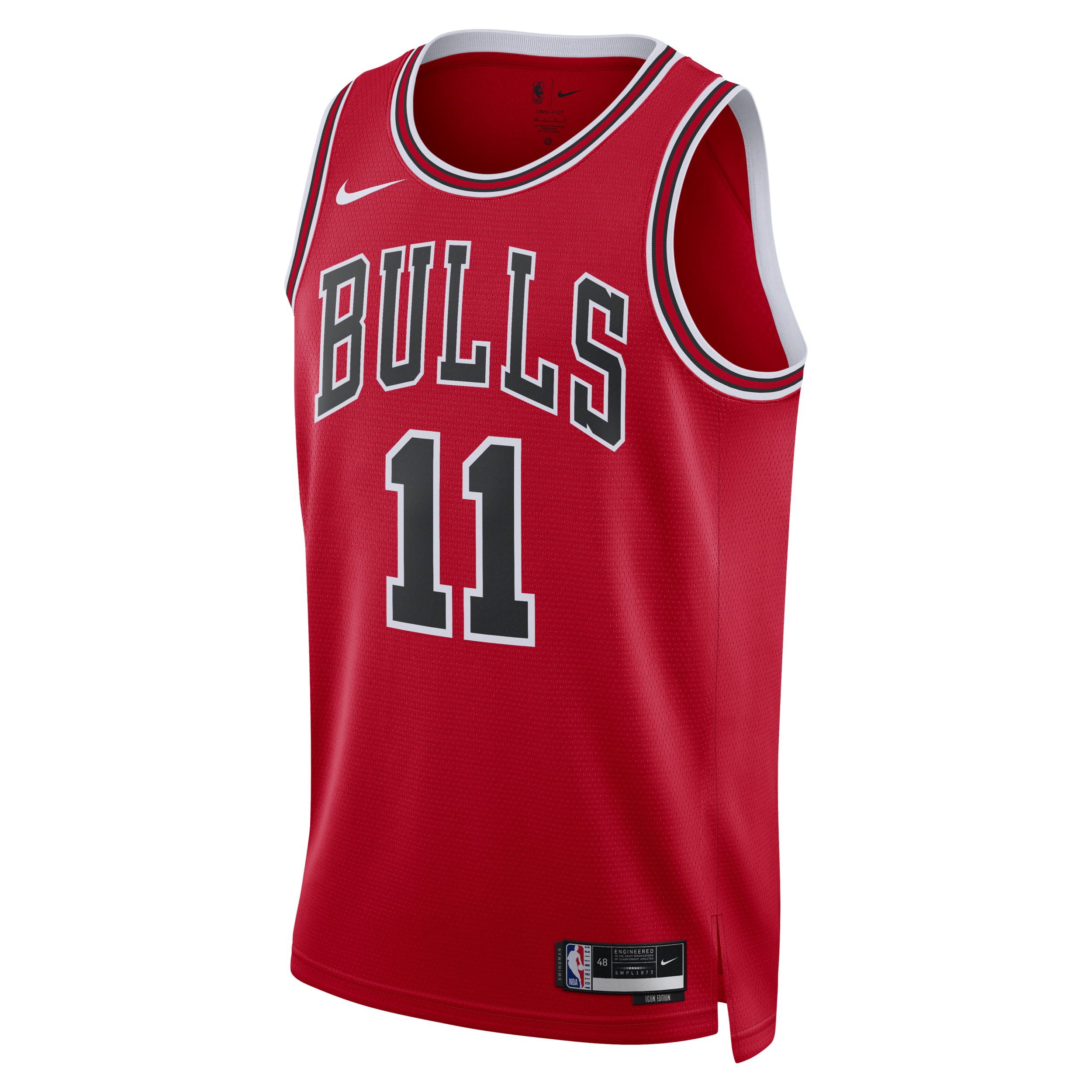Shop Chicago Bulls Icon Edition 2022 23 Nike Dri FIT NBA Swingman