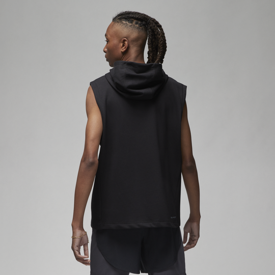 Black nike sleeveless hoodie best sale