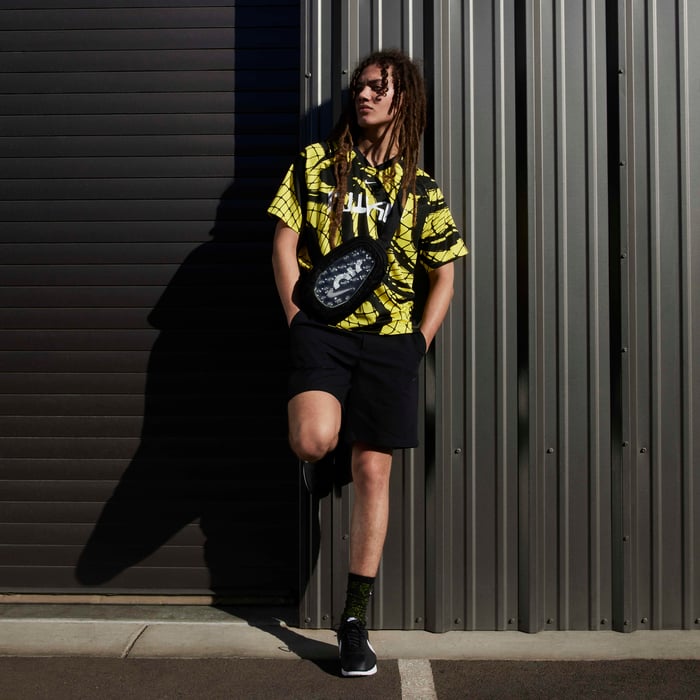 Buy Nike Cortez Leather Men's Shoes Black/White Nike UAE