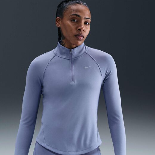 تيشيرتات وقمصان-نايكي, نايكي تيمبو سووش ران, تيشيرت الجري دراي-فت بربع سحاب للنساء