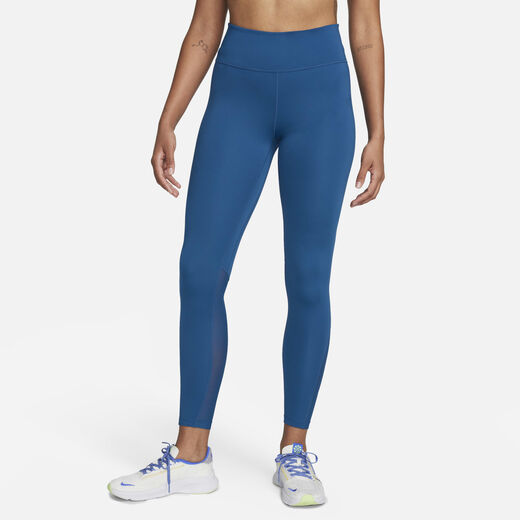 Trousers & Tights-Nike, Nike One, Women's Mid-Rise 7/8 Mesh-Panelled Leggings