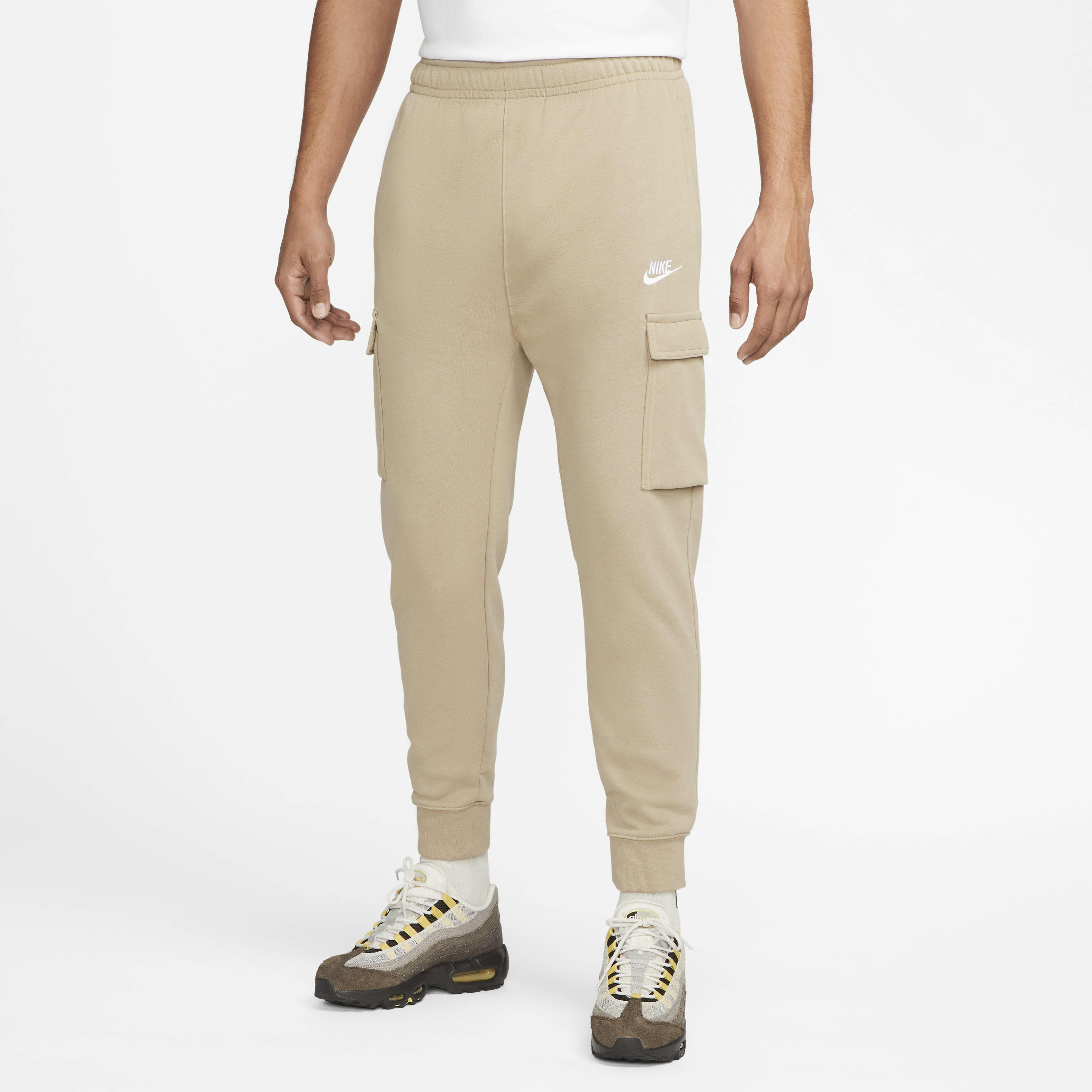 nike french terry cargo pants