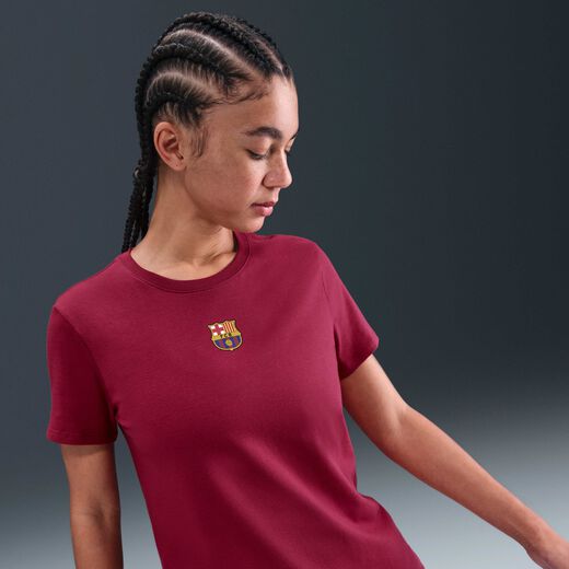 New In Women's Graphic T Shirts-Nike, F.C. Barcelona, Women's Nike Football T-Shirt