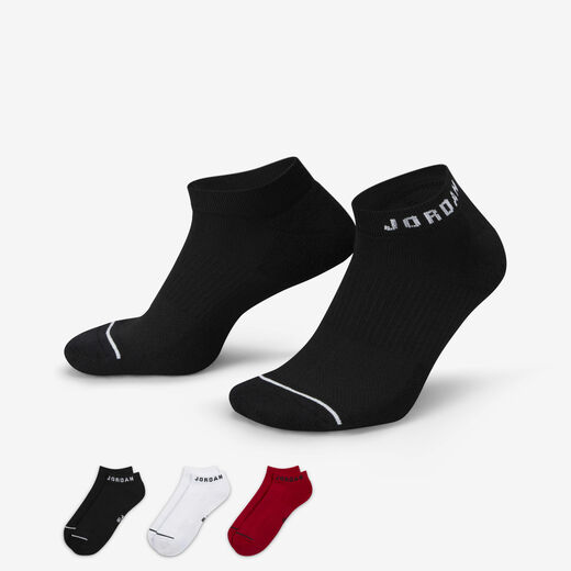 Socks-JRDN, Jordan, Everyday No-Show Socks (3 Pairs)