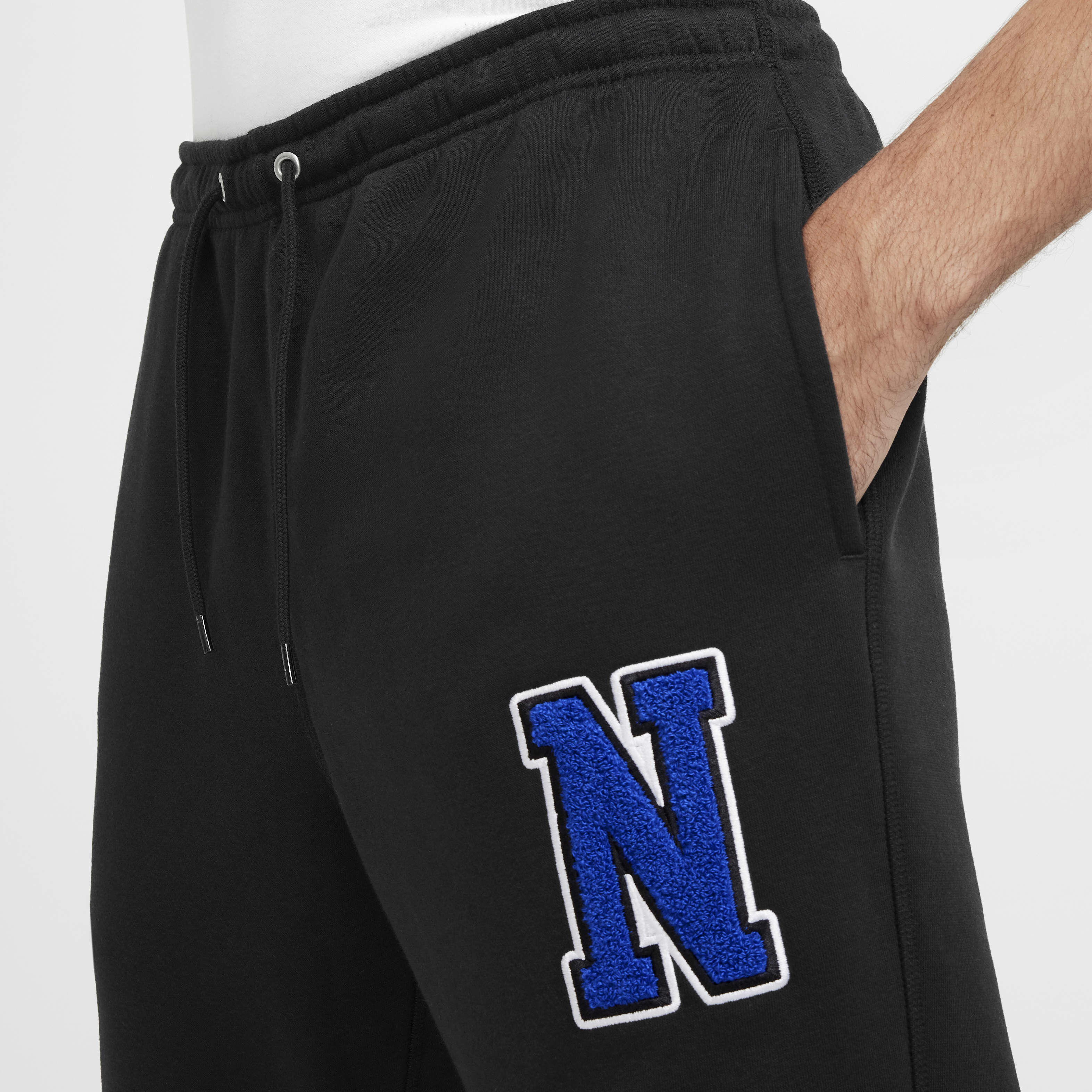 Nike men's sportswear club fleece cuffed pants black shop
