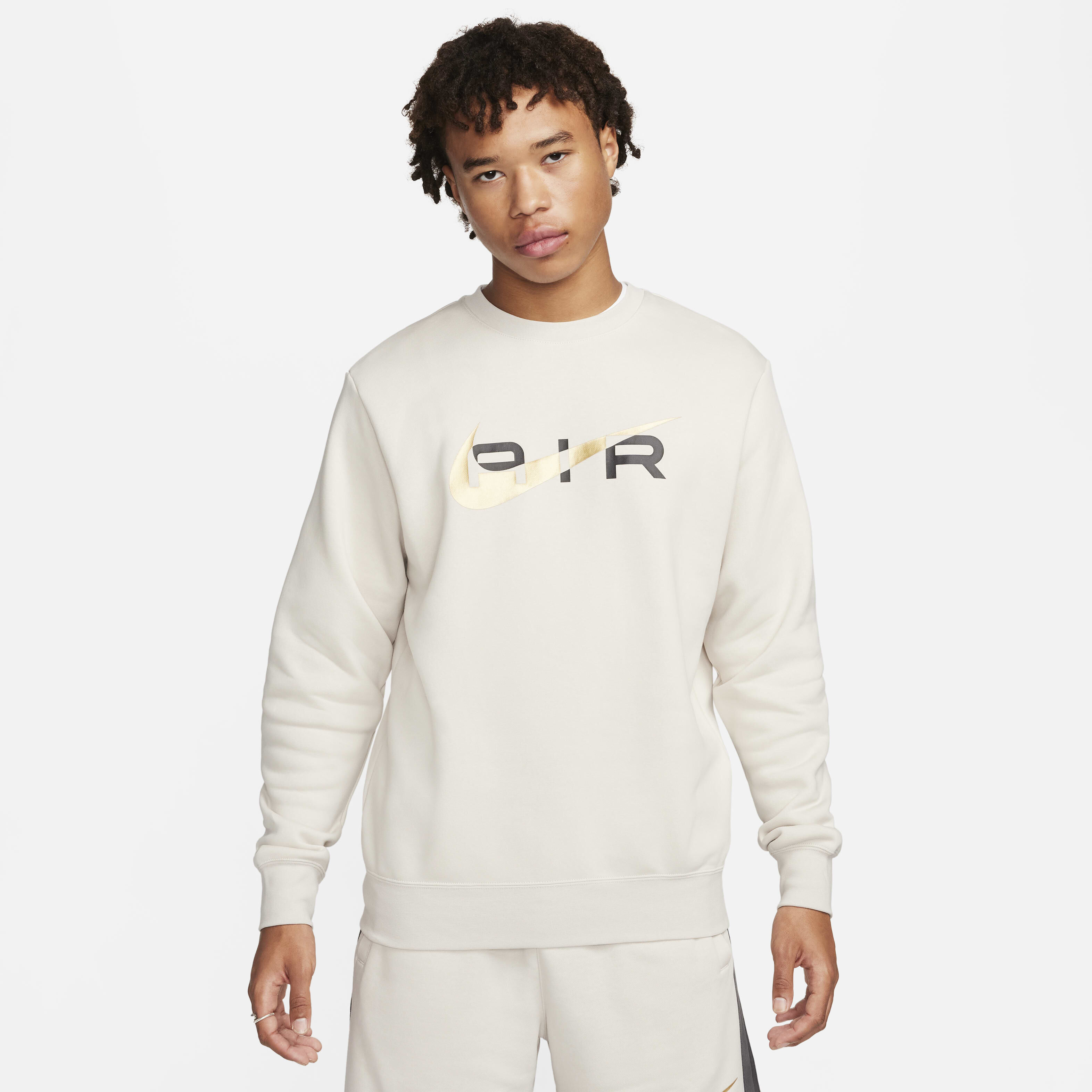 men's fleece crew nike air
