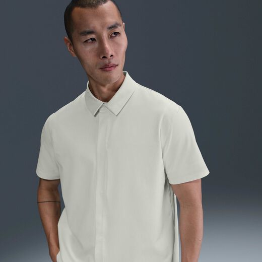 T-Shirts & Tops-Nike, Nike 24.7 PerfectStretch, Men's Dri-FIT Short-Sleeve Button-Down Top