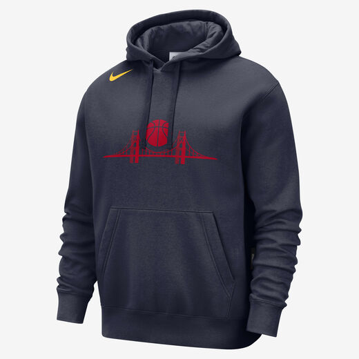 Hoodies & Sweatshirts-Nike, Golden State Warriors Club City Edition, Men's Nike NBA Fleece Pullover Hoodie