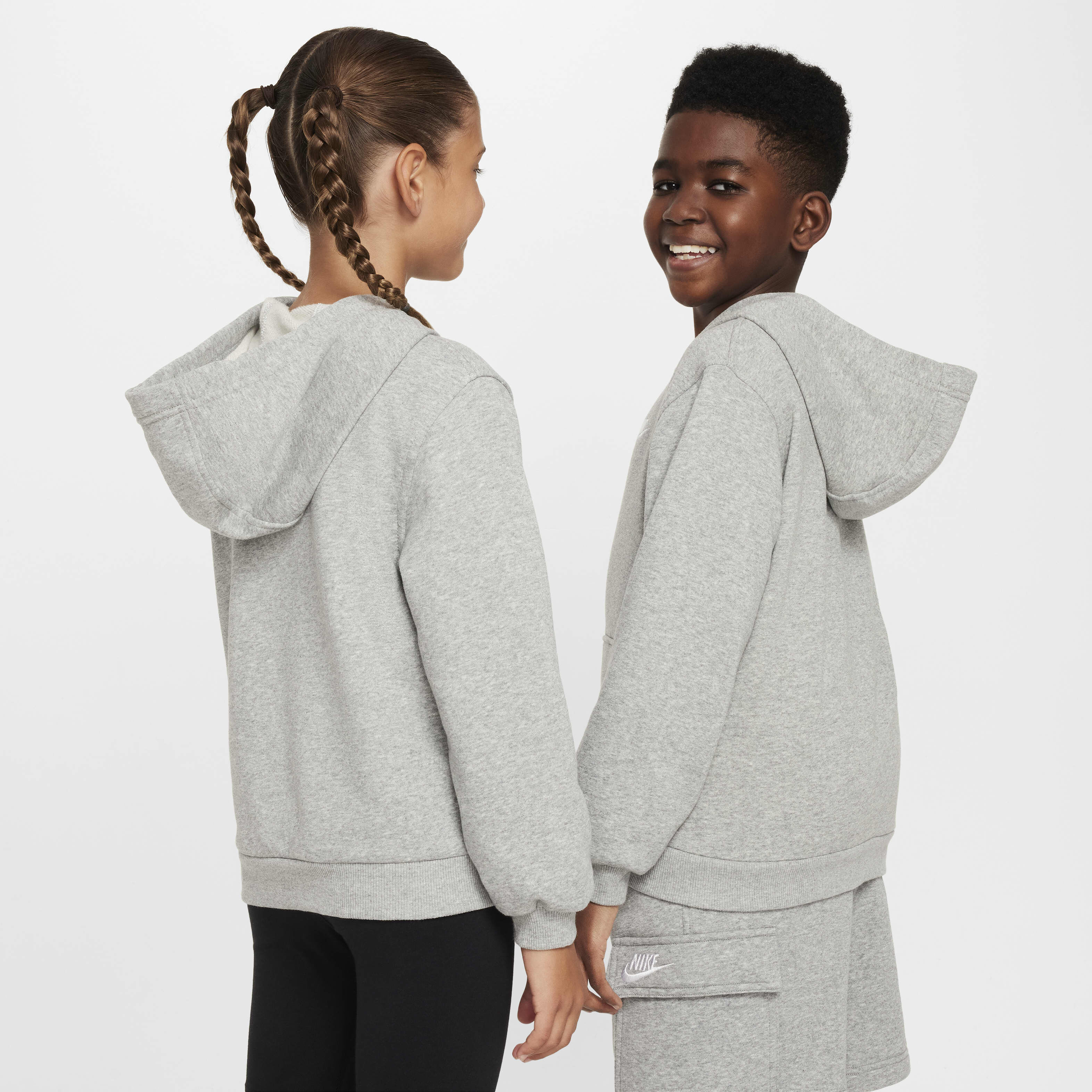 هودي سبورتسوير بسحاب كامل للاطفال image number 1