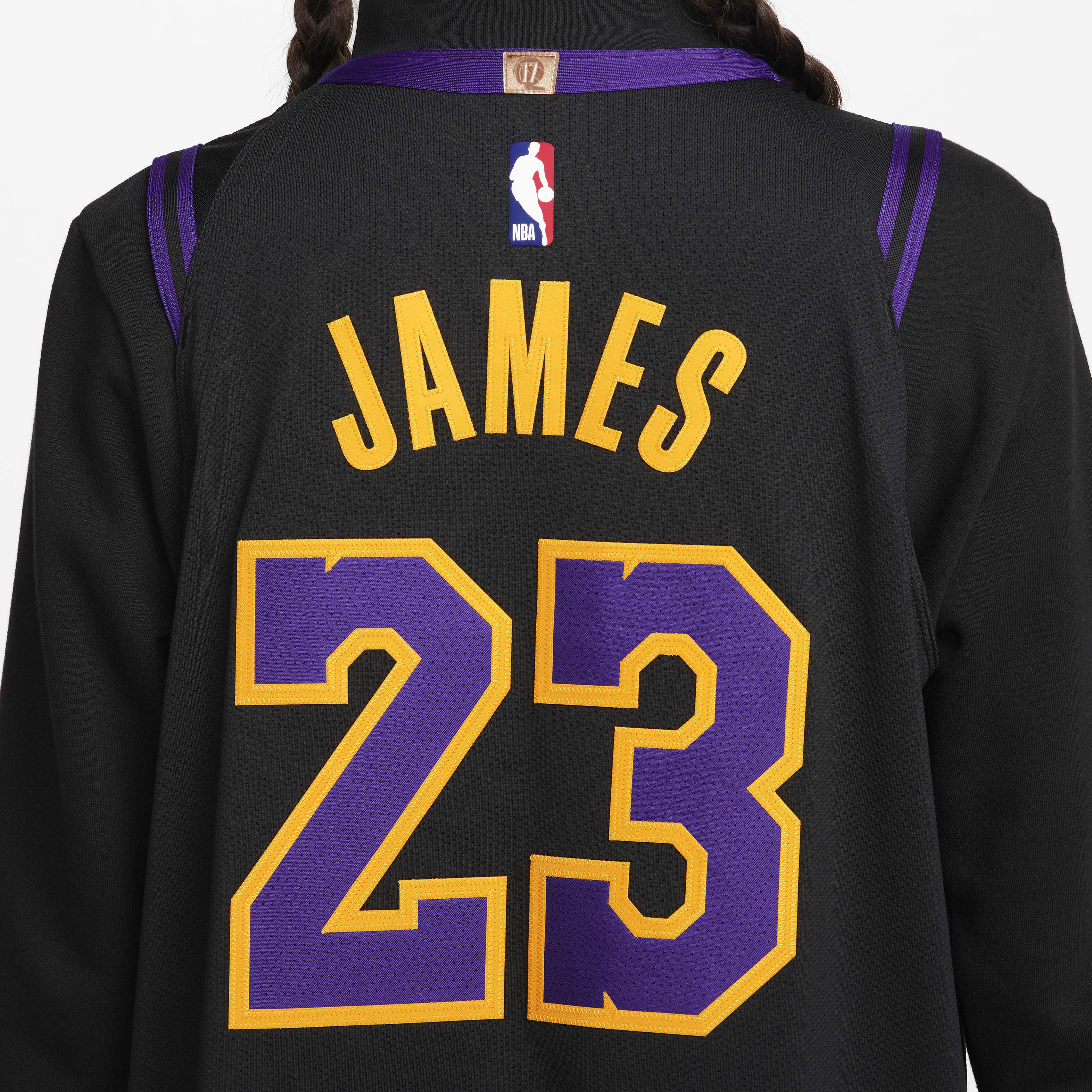 LeBron James Los Angeles Lakers City Edition image number 4