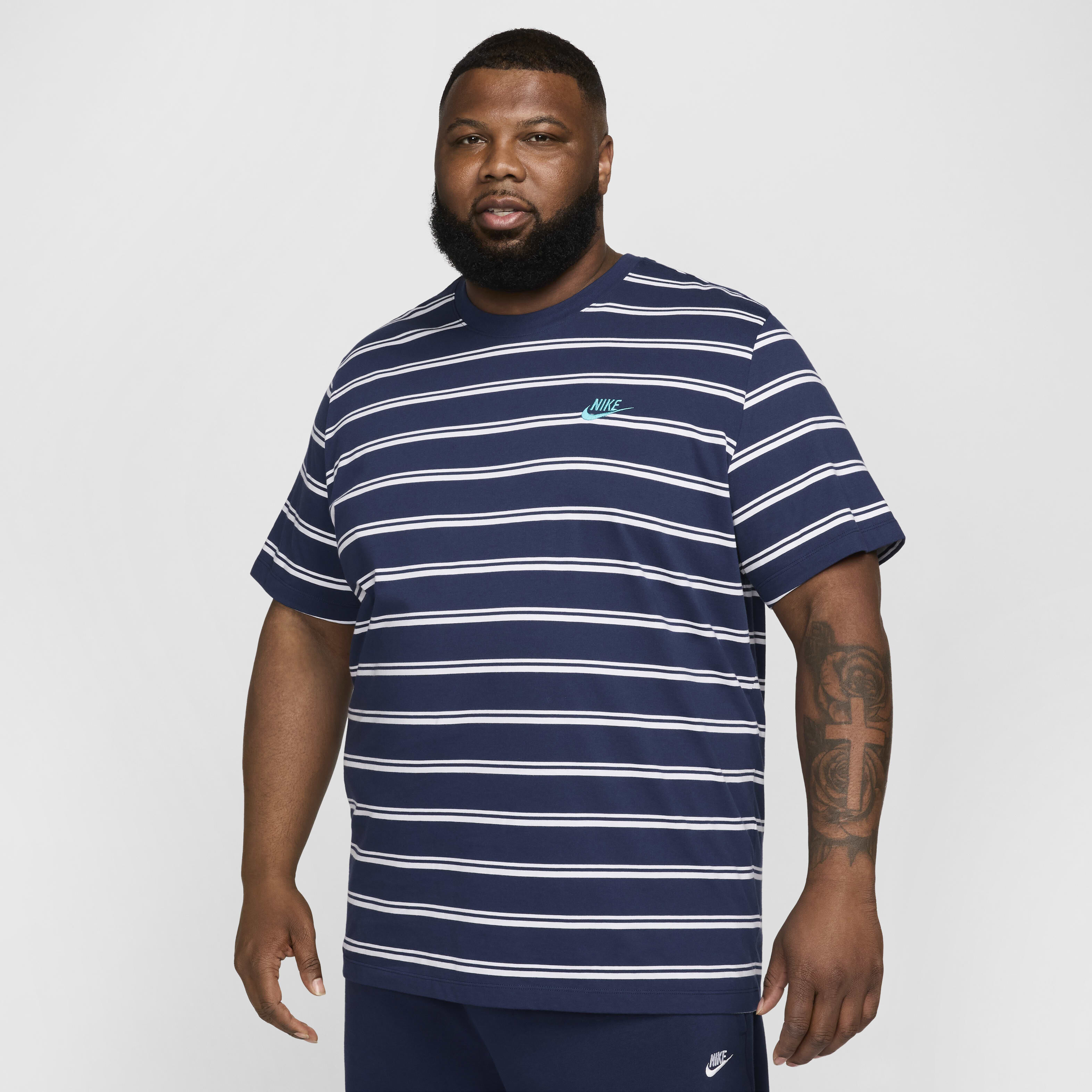 Striped nike t shirt on sale