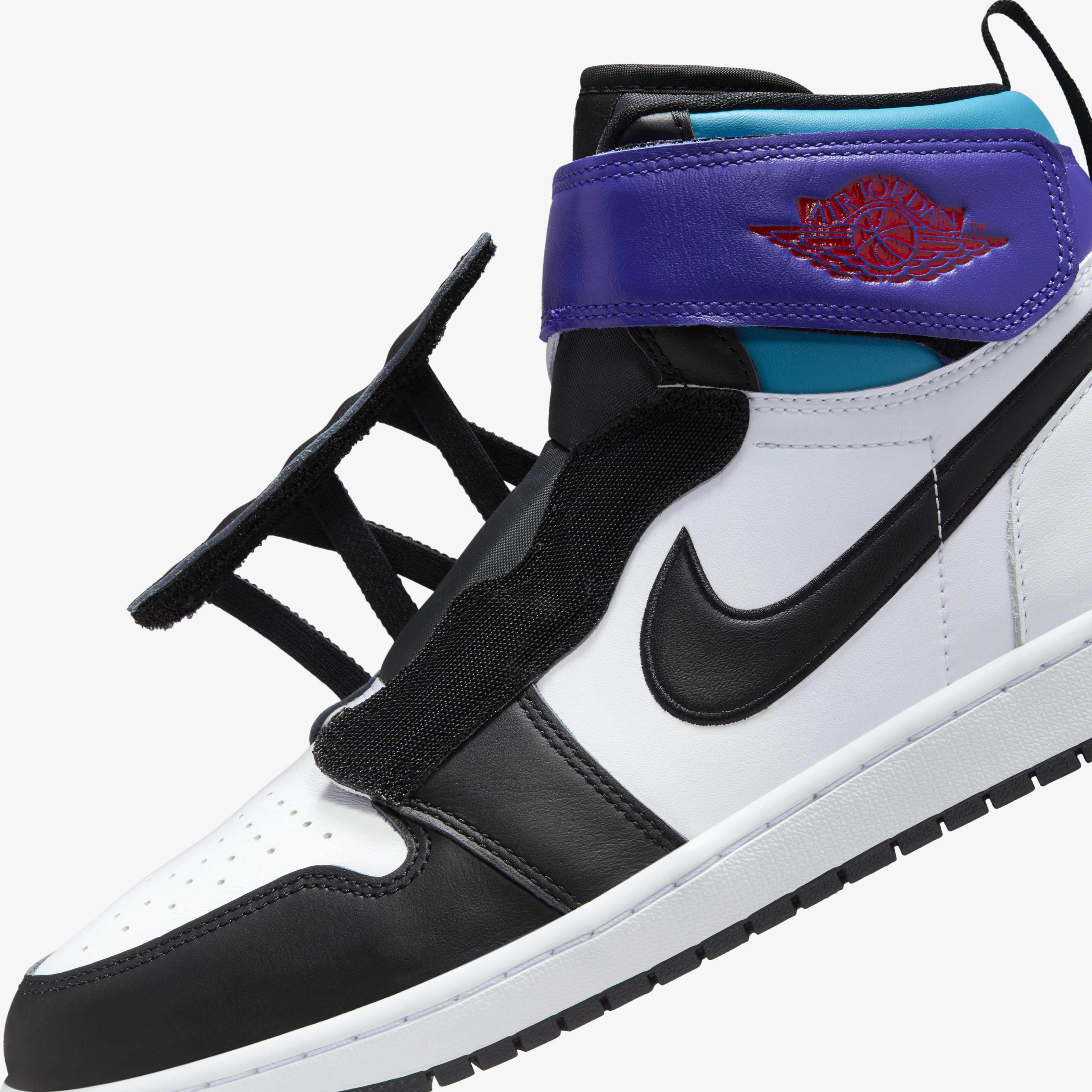 Buy Air Jordan 1 Hi FlyEase Men's Shoes - White/True Red