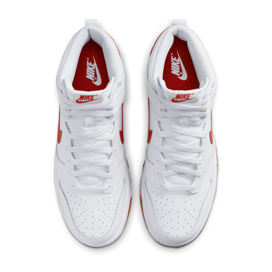 Orange and white sales nike high tops