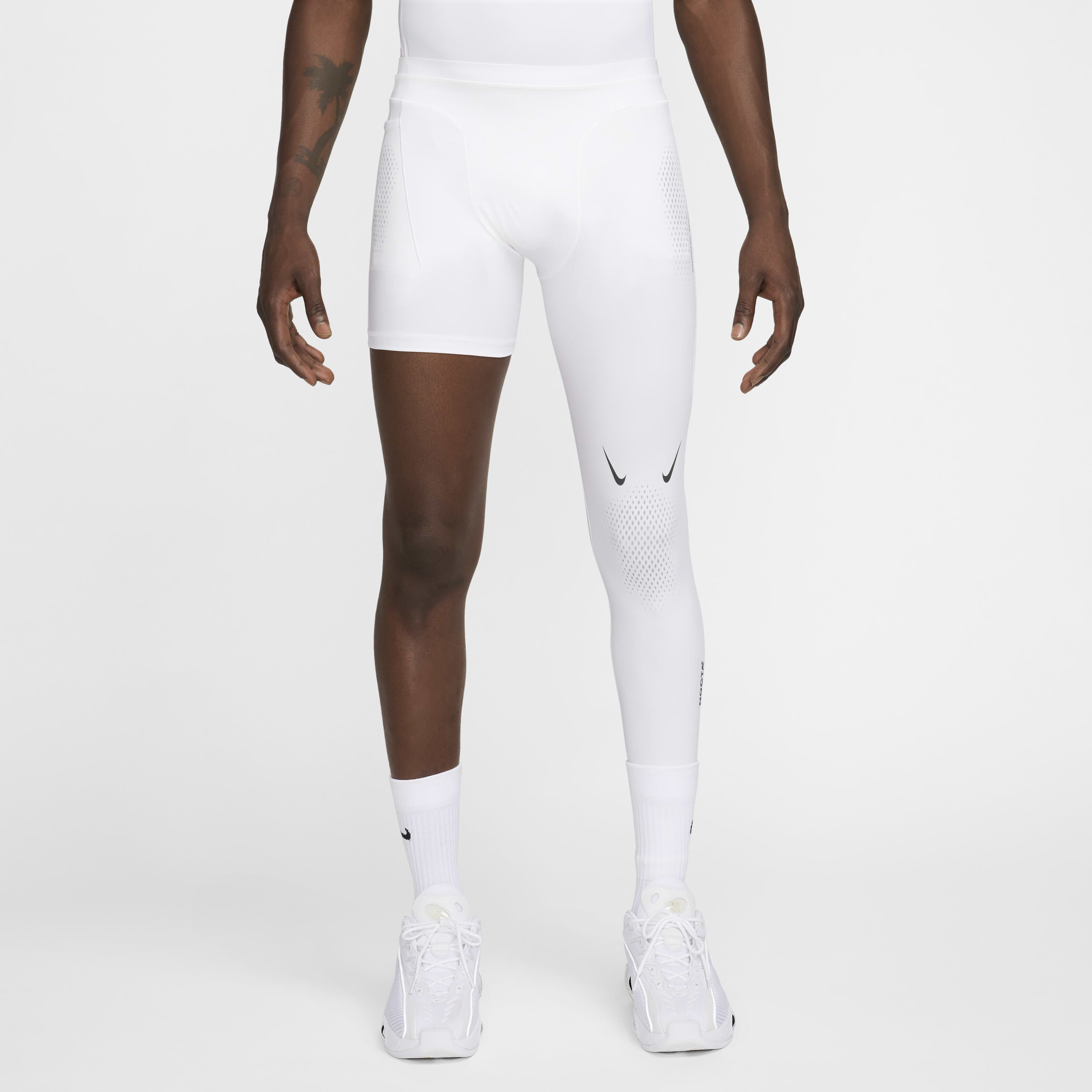 Buy NOCTA Men's Single-Leg Basketball Tights (Left) - White Buy NOCTA Men's Single-Leg Basketball Tights (Left) - White