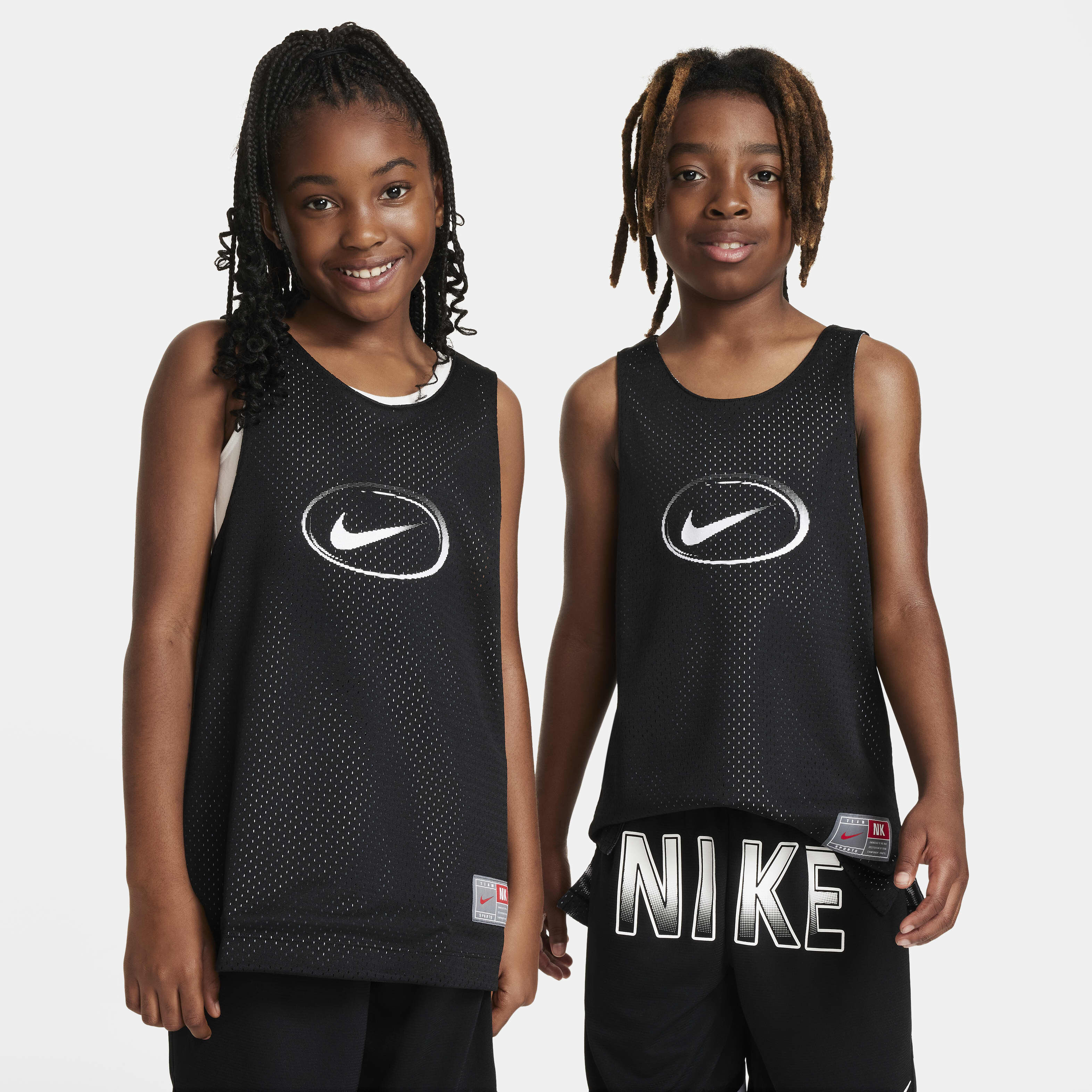 Buy Nike Culture of Basketball Older Kids Reversible Jersey Black Black White Nike UAE Official