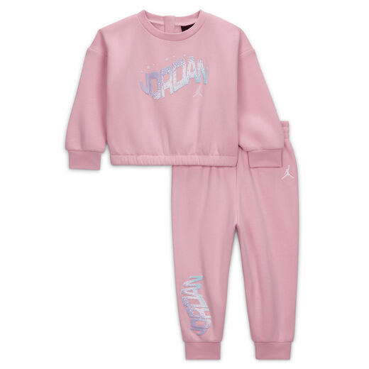 Tracksuits-Nike, Jordan Jumpman Club, Baby (3-6M) Bubble Fleece 2-Piece Set