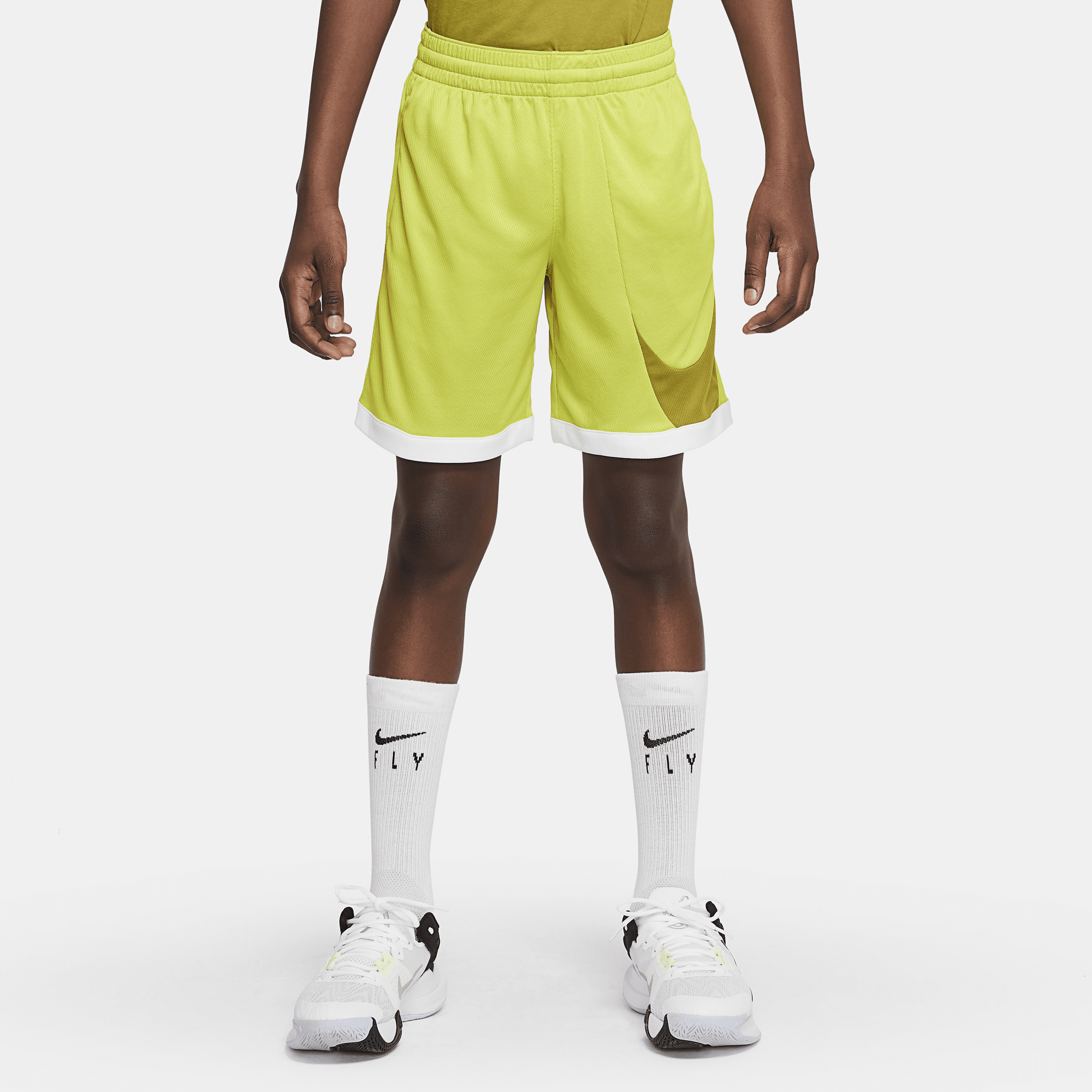 Yellow nike basketball hotsell shorts