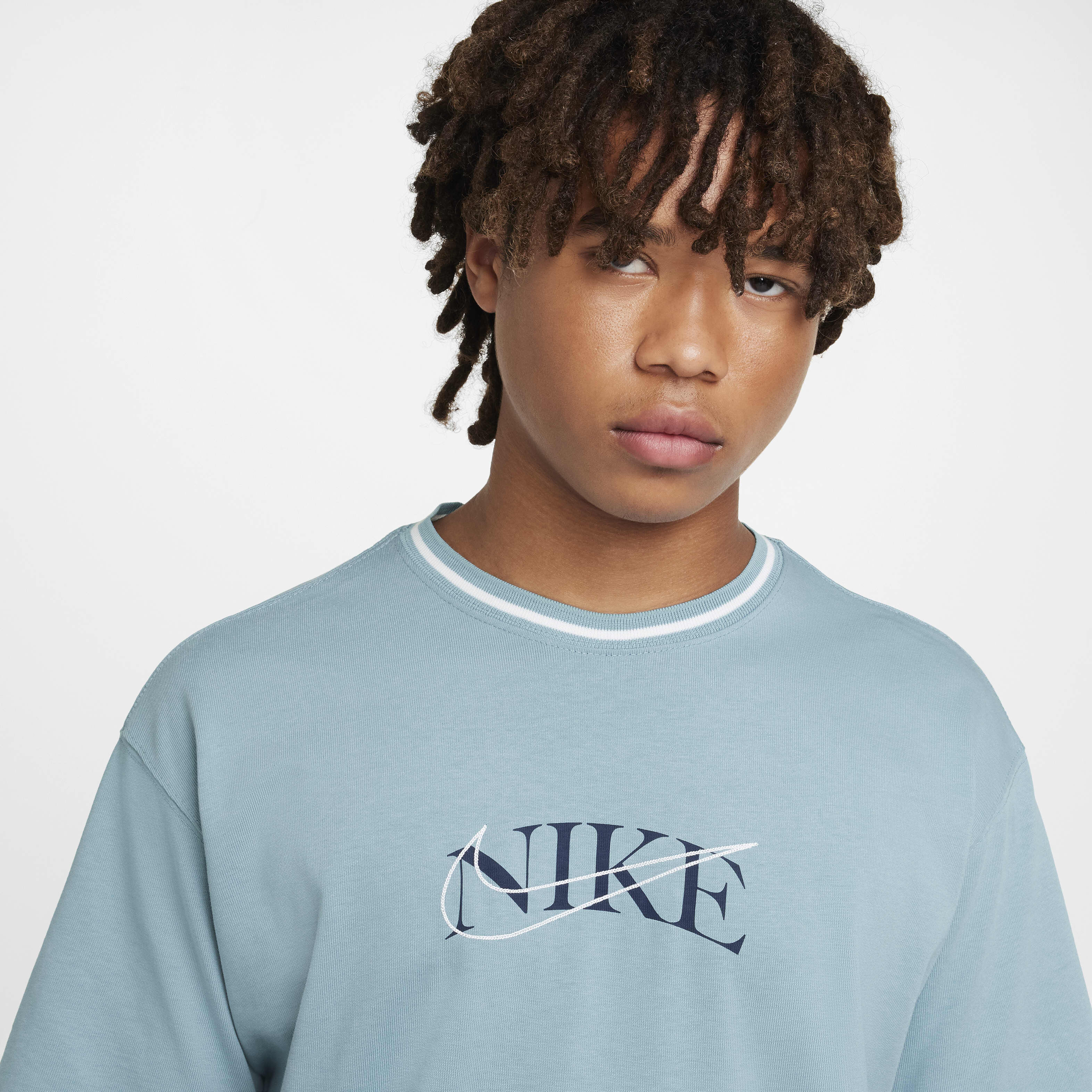 Buy Nike Sportswear Max90 T-Shirt - Denim Turquoise | Nike