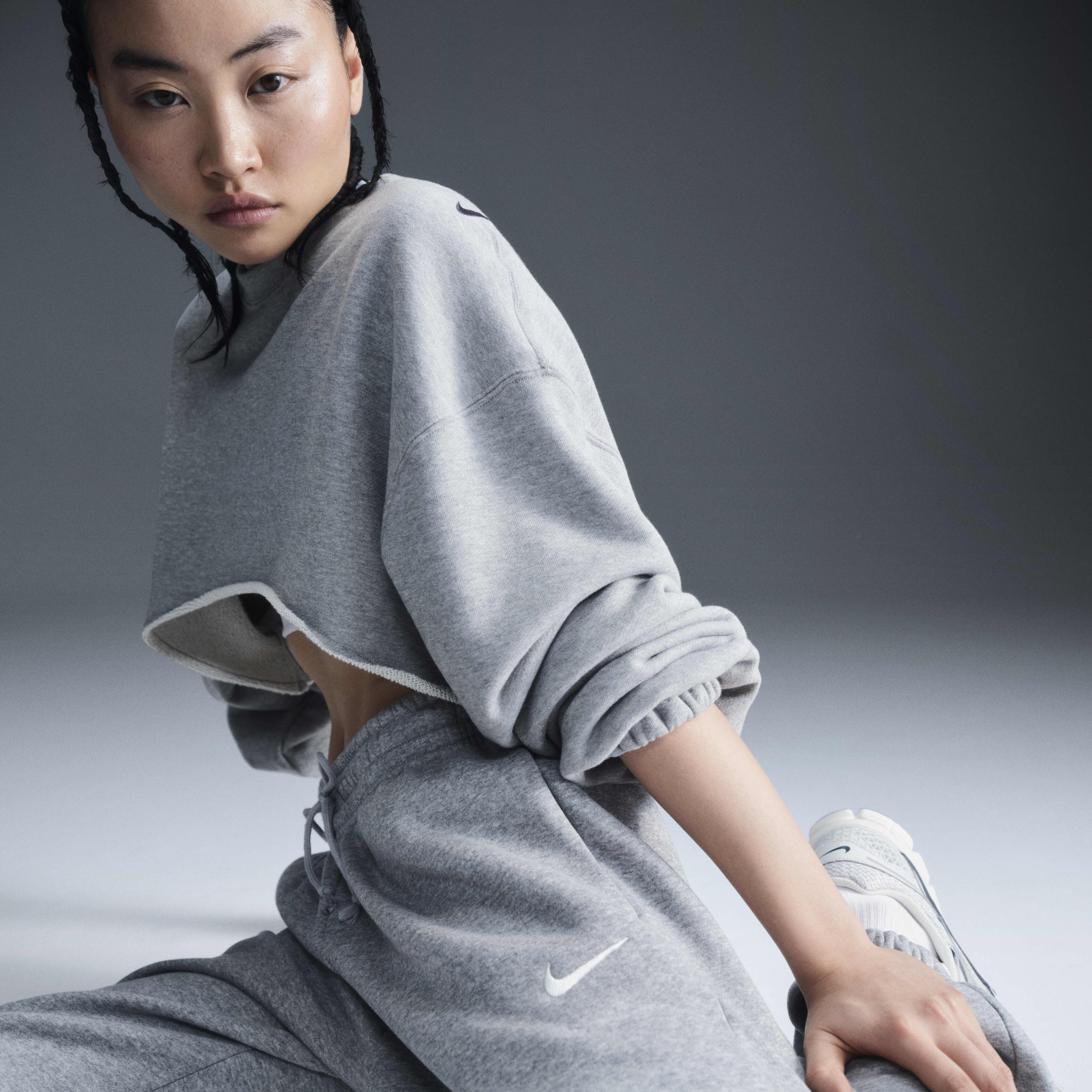Oversized grey tracksuit deals