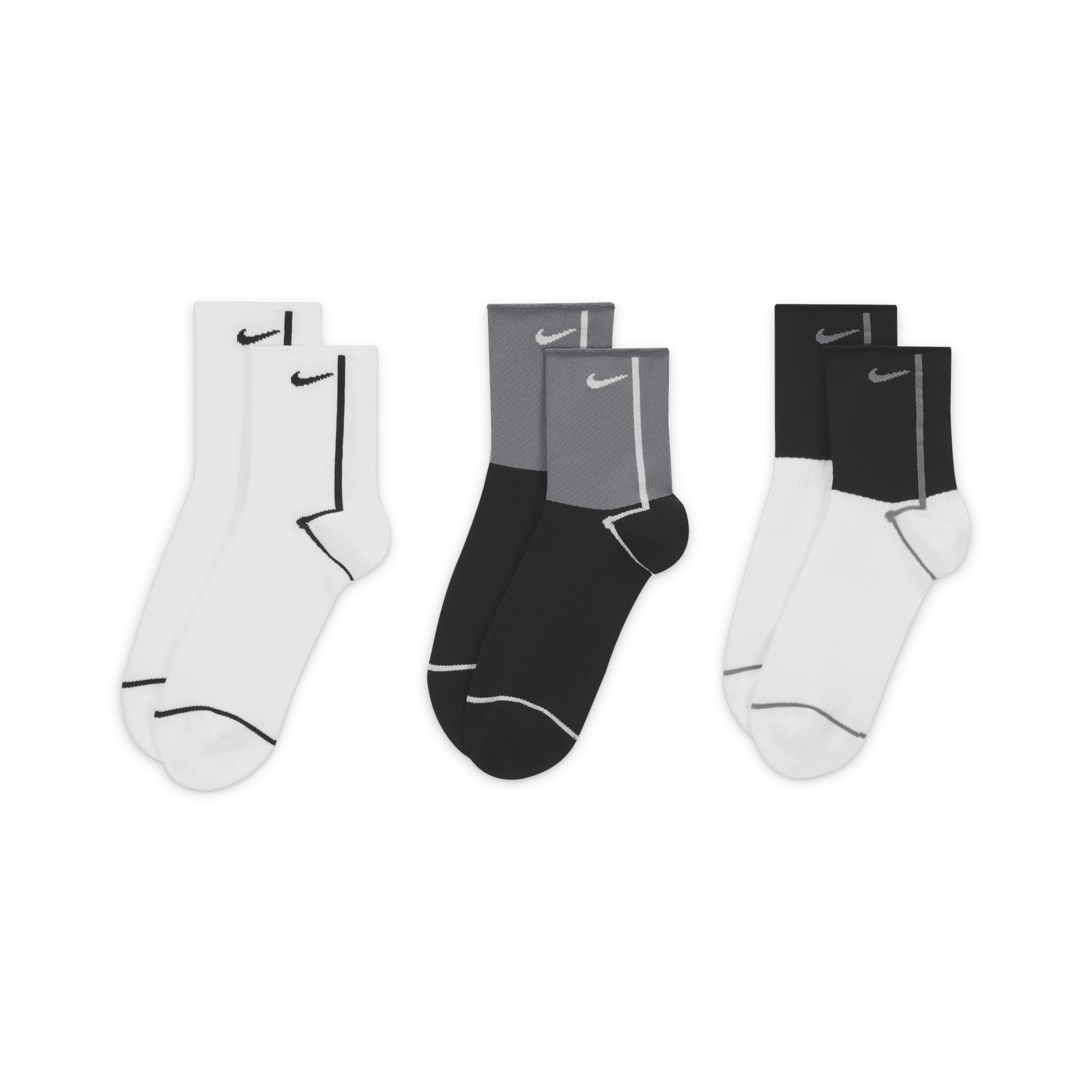 Shop Everyday Plus Lightweight Women's Training Ankle Socks (3 Pairs ...