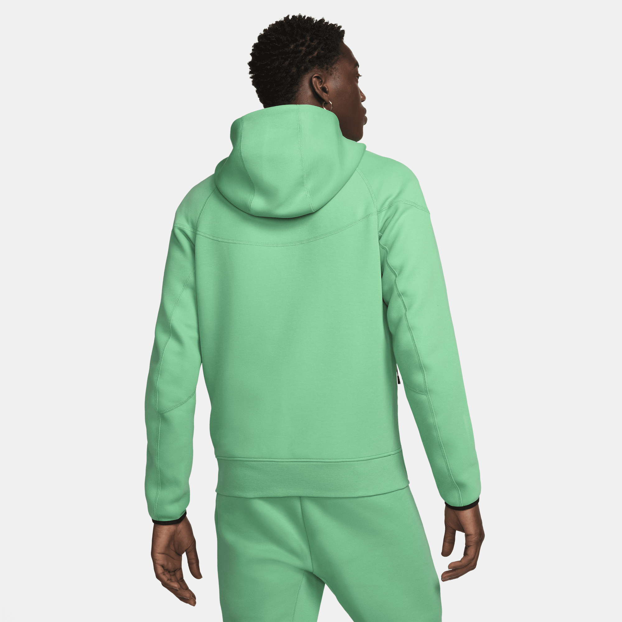 Nike tech fleece green hotsell
