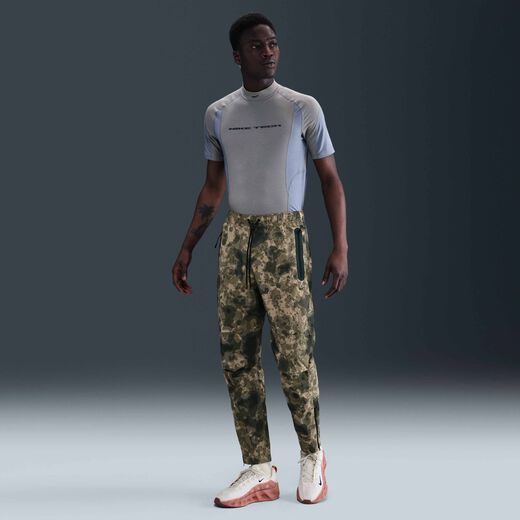 Men's Joggers & Sweatpants-Nike, Nike Tech, Men's Dri-FIT Woven Camo Tapered Trousers