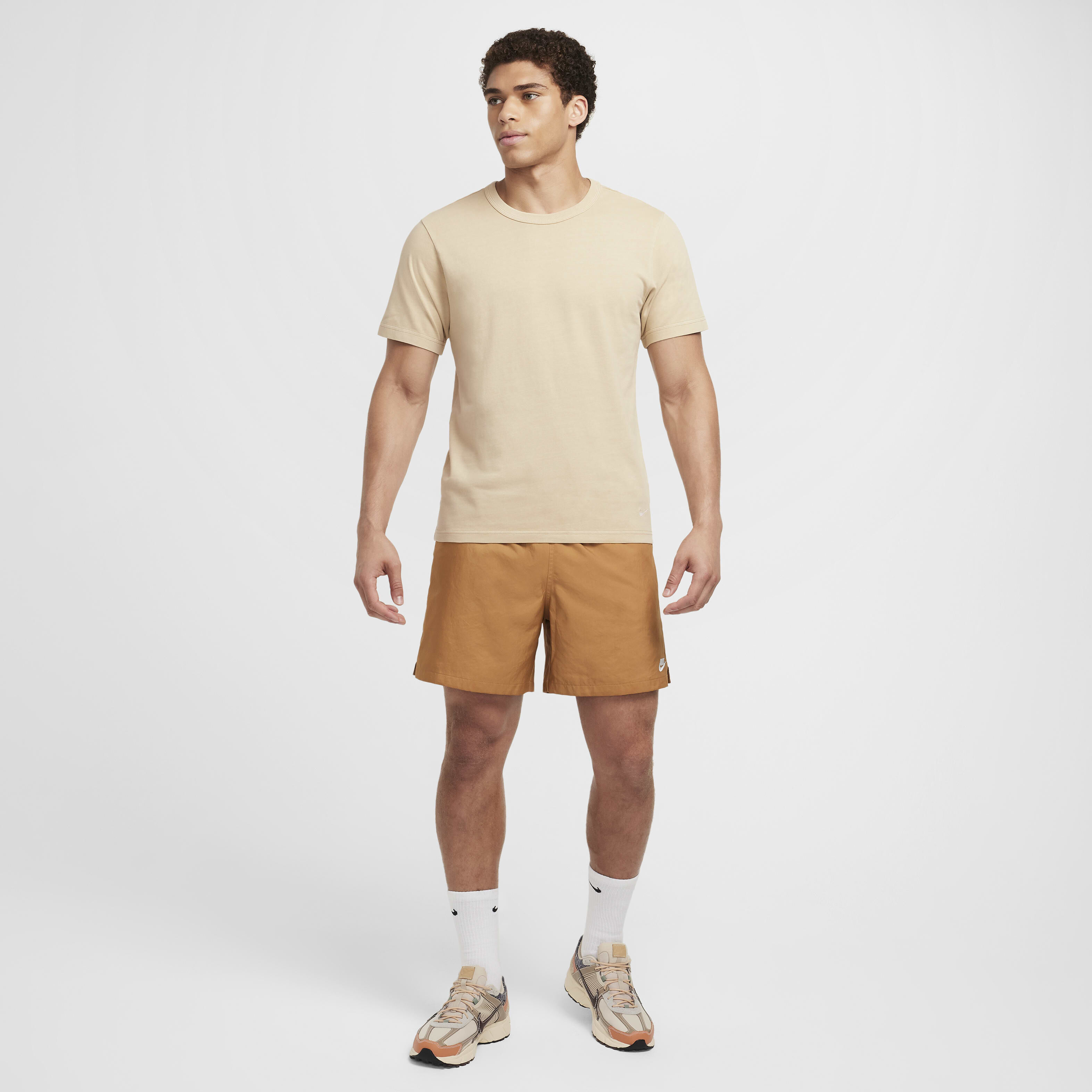 ★★Nike★★ Life Short Sleeve Knit Top M Team Gold FZ651778 Nike Life Men's Short-Sleeve Knit Top. Nike JP