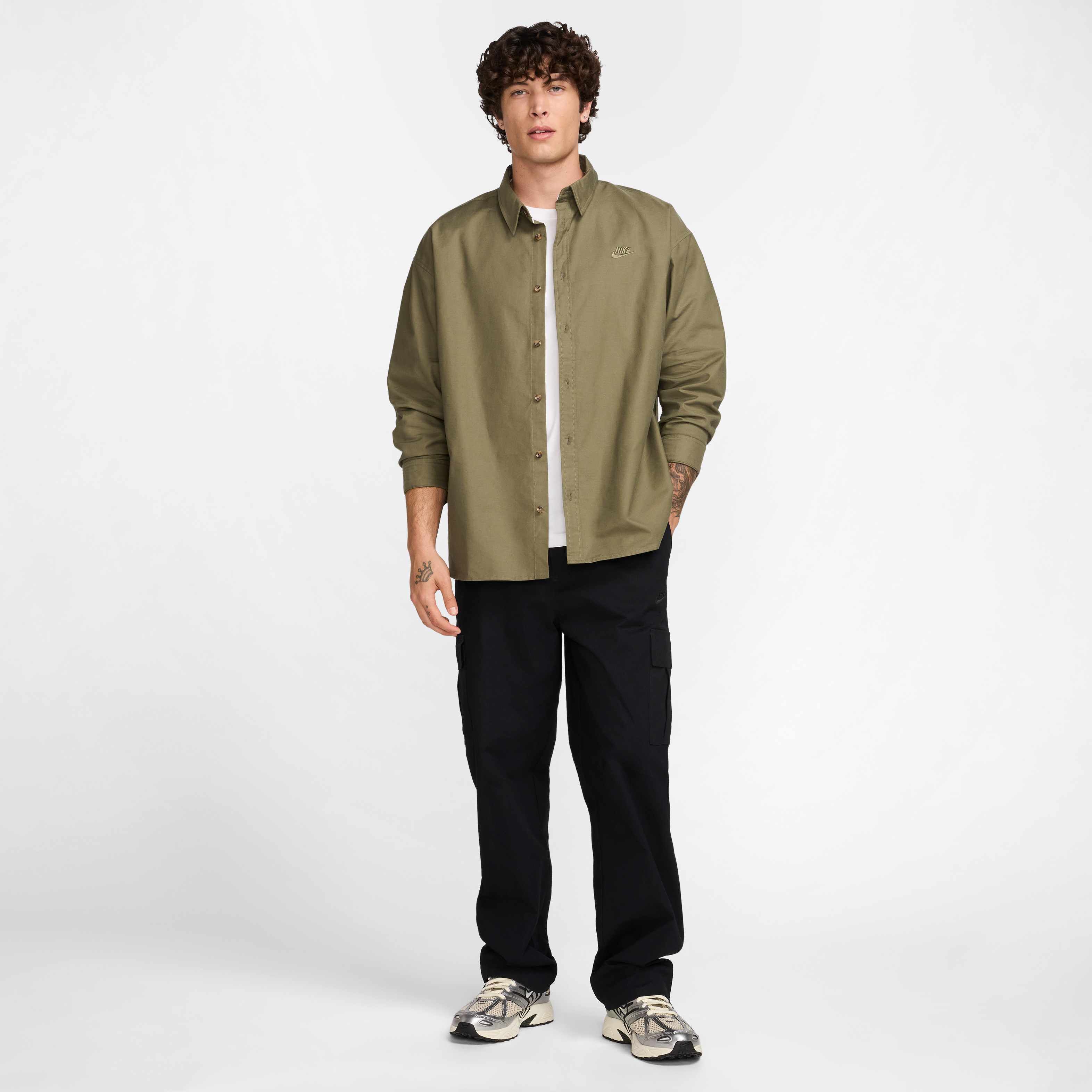 Buy Nike Club Men's Oversized Long-Sleeved Oxford Shirt