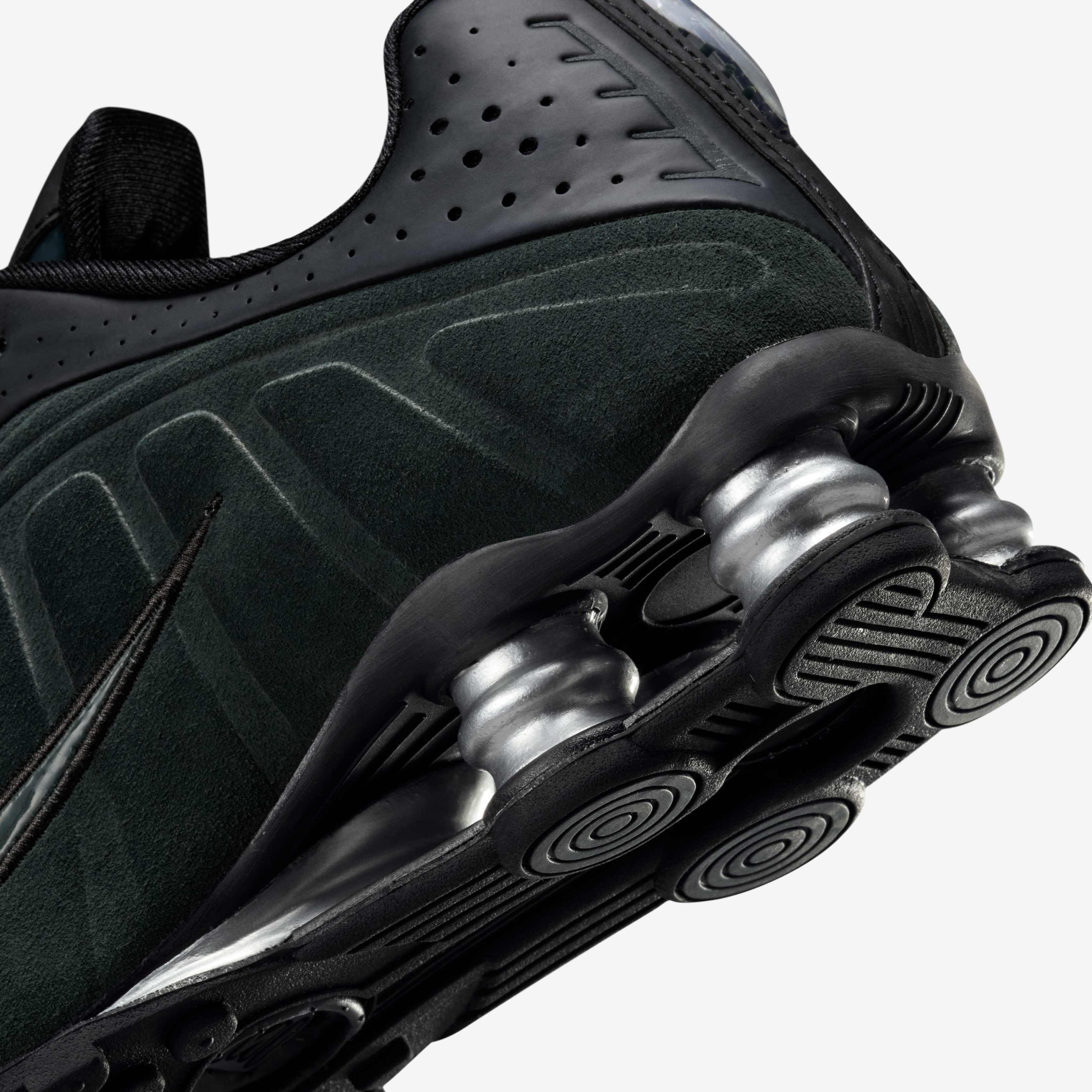 Buy Nike Shox R4 Women's Shoes - Black/Metallic Silver/Seaweed