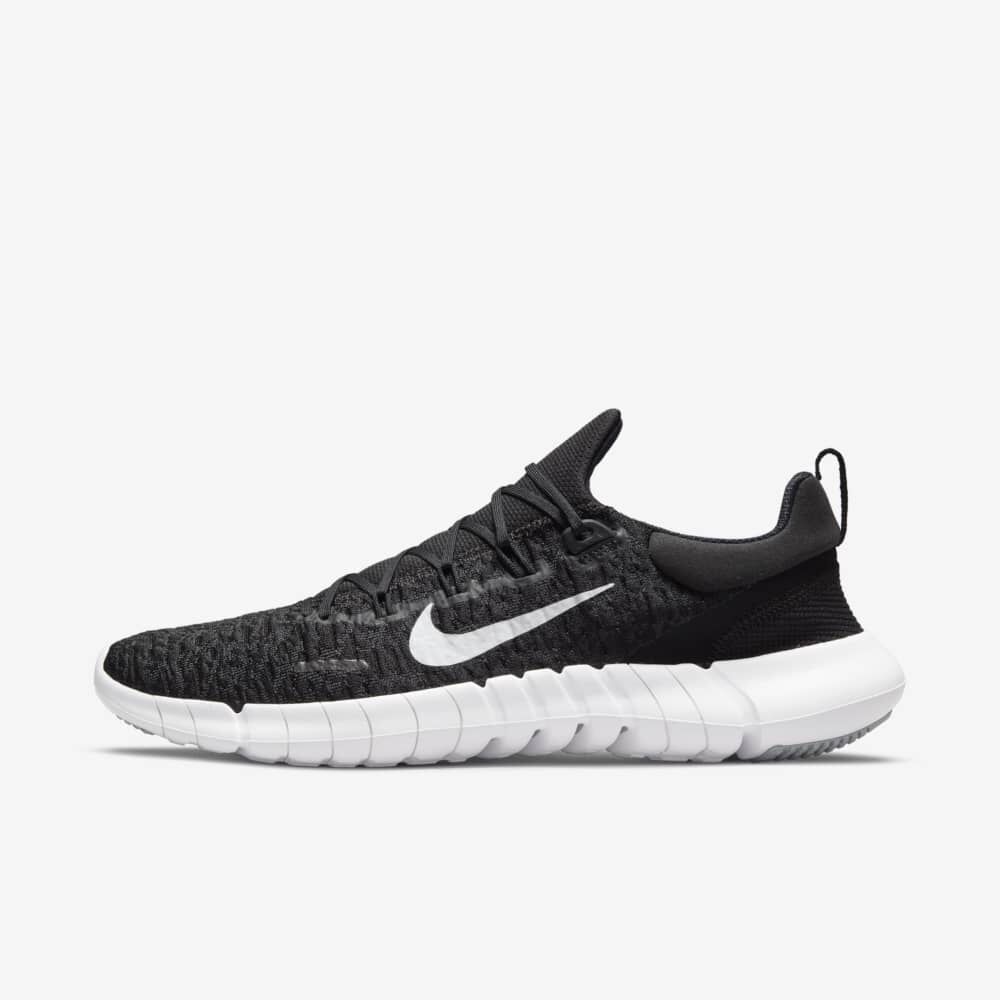 Buy Nike Free Run Men's Road Running Shoes Black/Dark Smoke