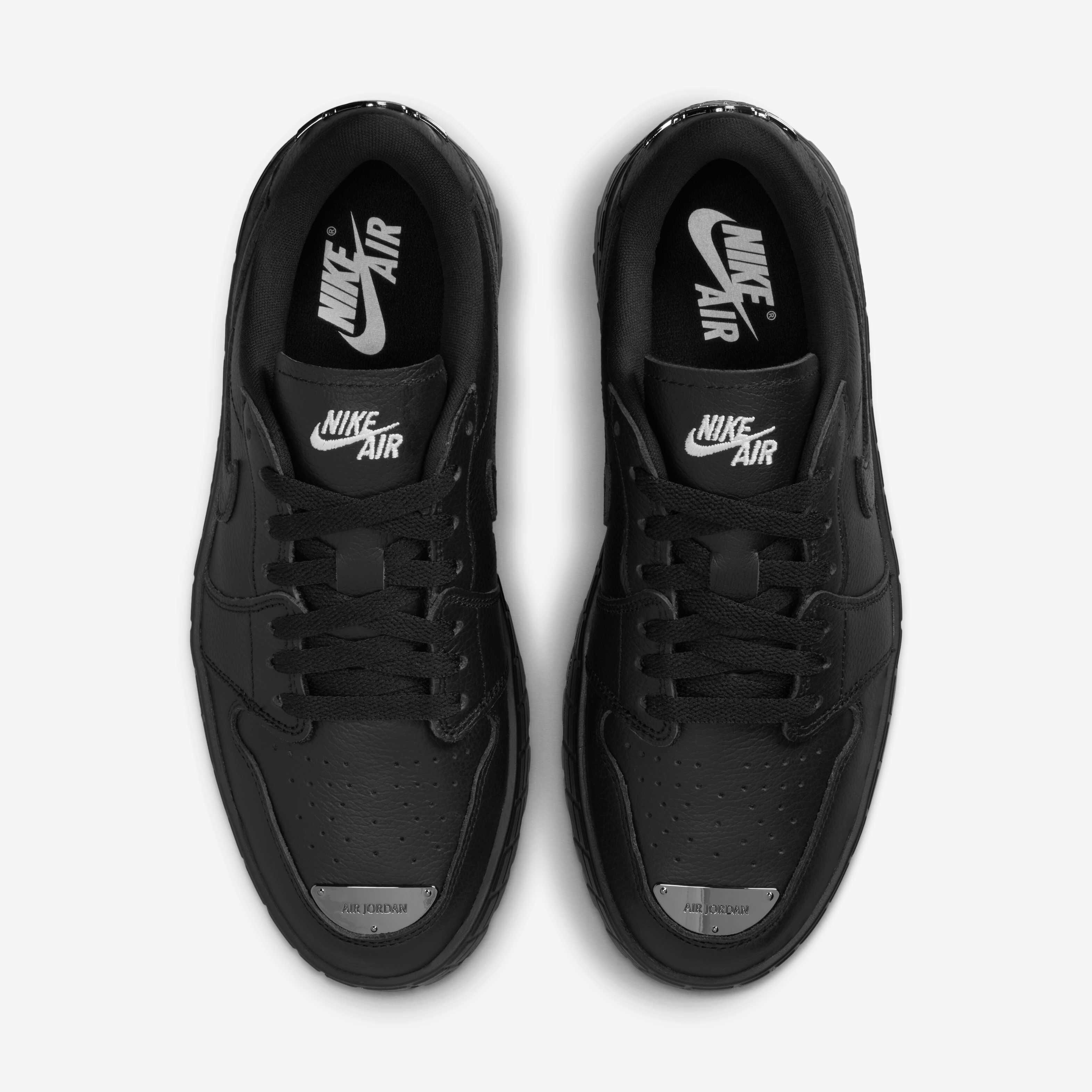 靴 W AIR JORDAN 1 LOW BROOKLYN Triple Black 7/4発売｜Nike Women's Air Jordan 1 Brooklyn Low 