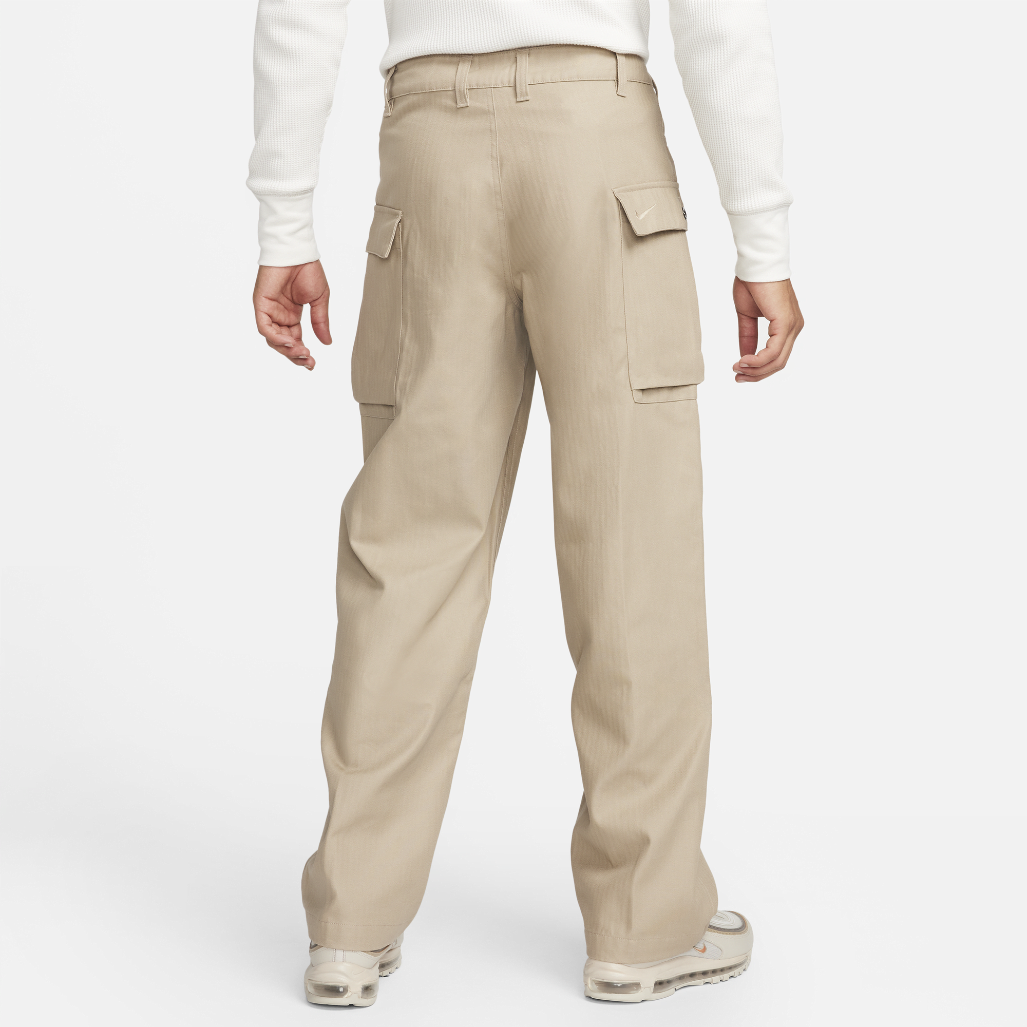 Khaki cargo pants for men clearance