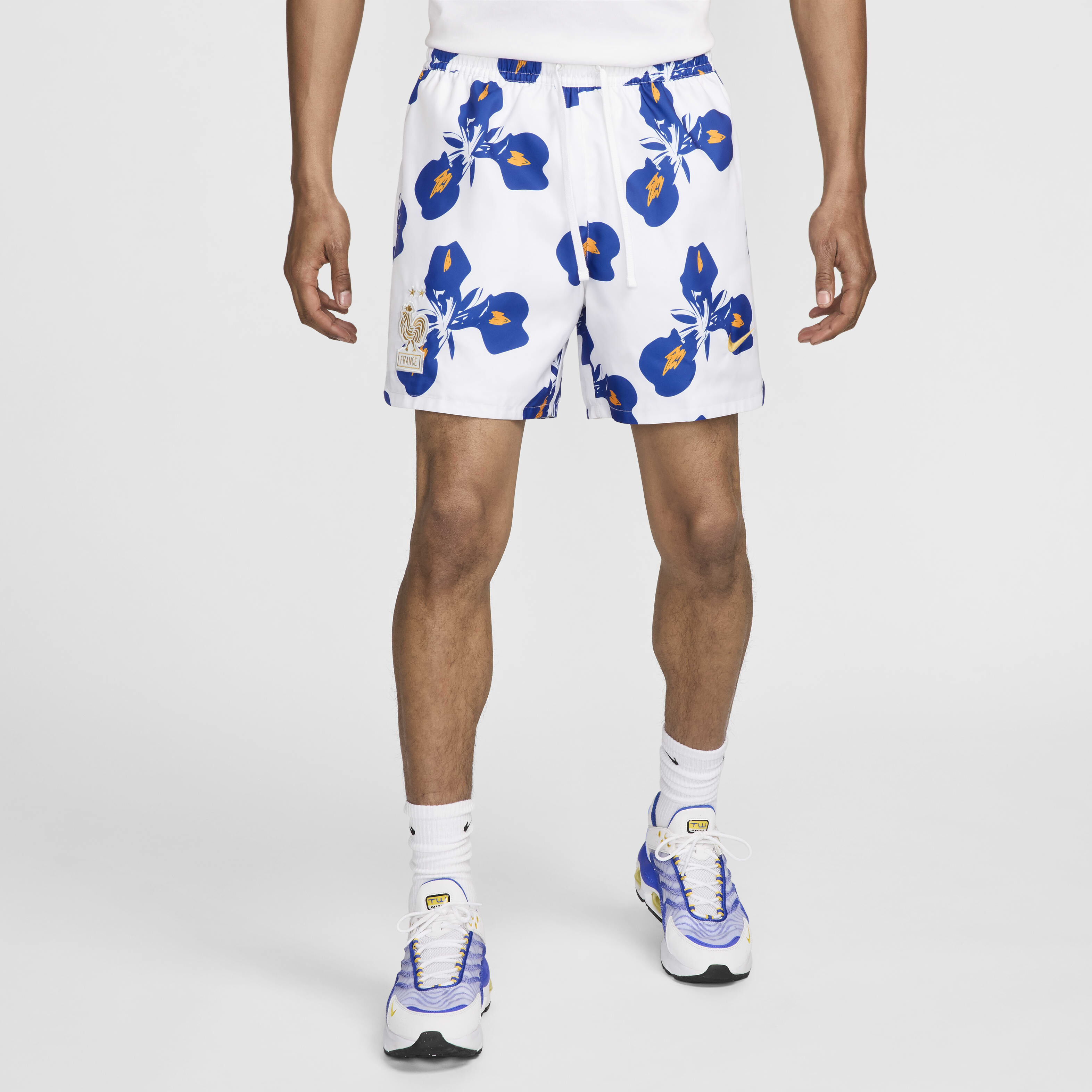 Blue nike football shorts hot sale
