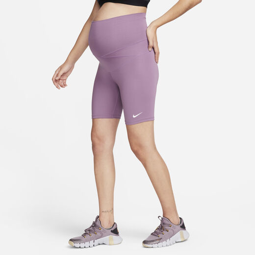 Women's Maternity Pants & Tights-Nike, Nike One (M), Women's 18cm (approx.) Biker Shorts (Maternity)