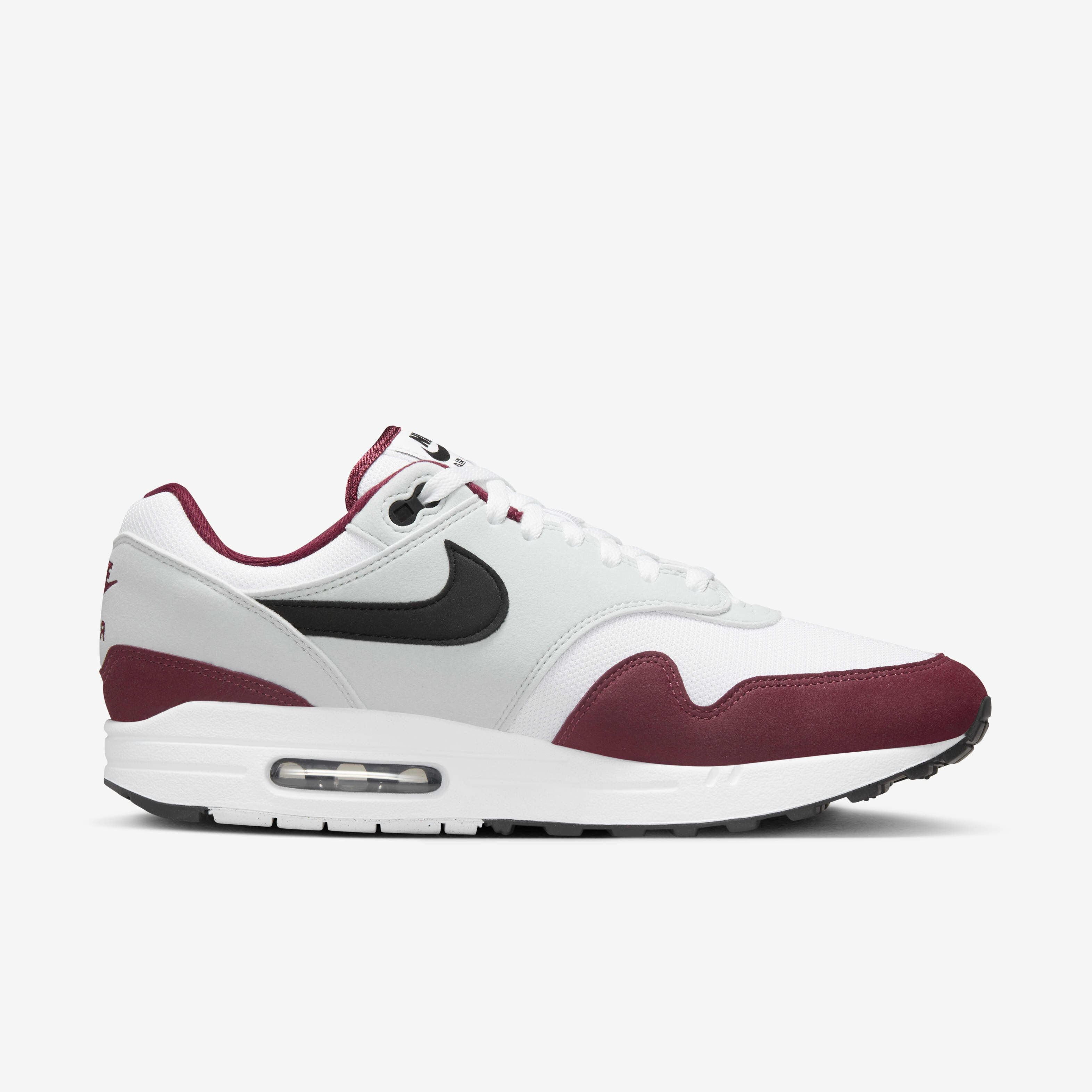 Buy Nike Air Max 1 Men s shoes White Dark Team Red Pure Platinum Black Nike UAE Official