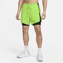 Orange nike shop dri fit shorts