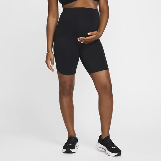Women's Maternity Pants & Tights-Nike, Nike (M) One, Women's Dri-FIT High-Waisted 20.5cm (approx.) Biker Shorts With Pockets (Maternity)