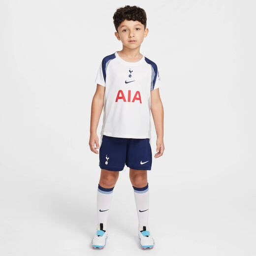 Tottenham-Nike, Tottenham Hotspur 2025/26 Stadium Home, Younger Kids' Nike Football Replica 3-Piece Kit