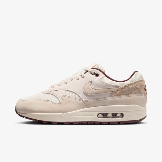 Air Max 1-Nike, Nike Air Max 1 'Sail/Burgundy Crush', Men's Shoes